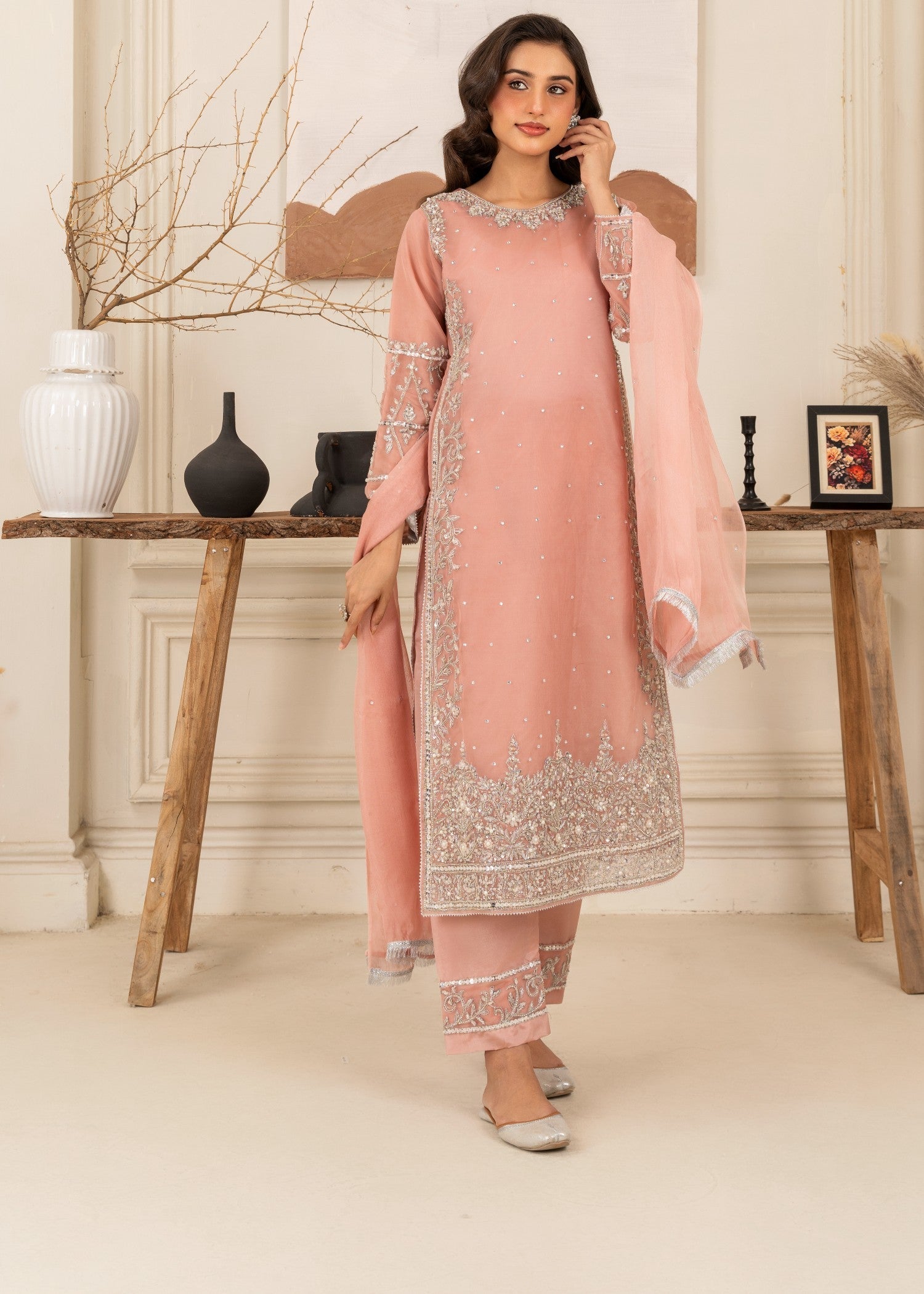 Mehroo Pink Blush Tulip Women 3pcs