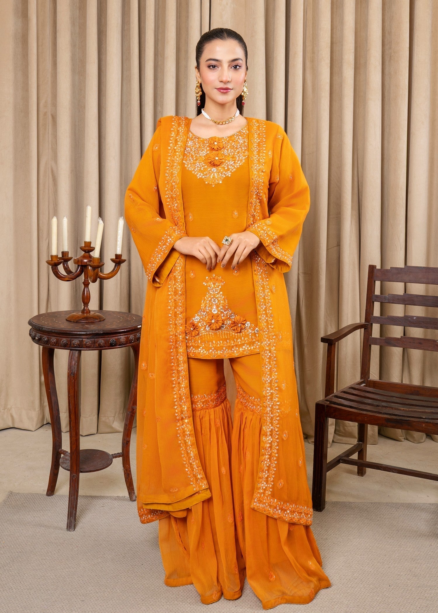 Four Season Boutique FERSHY MUSTARD Women 3pcs