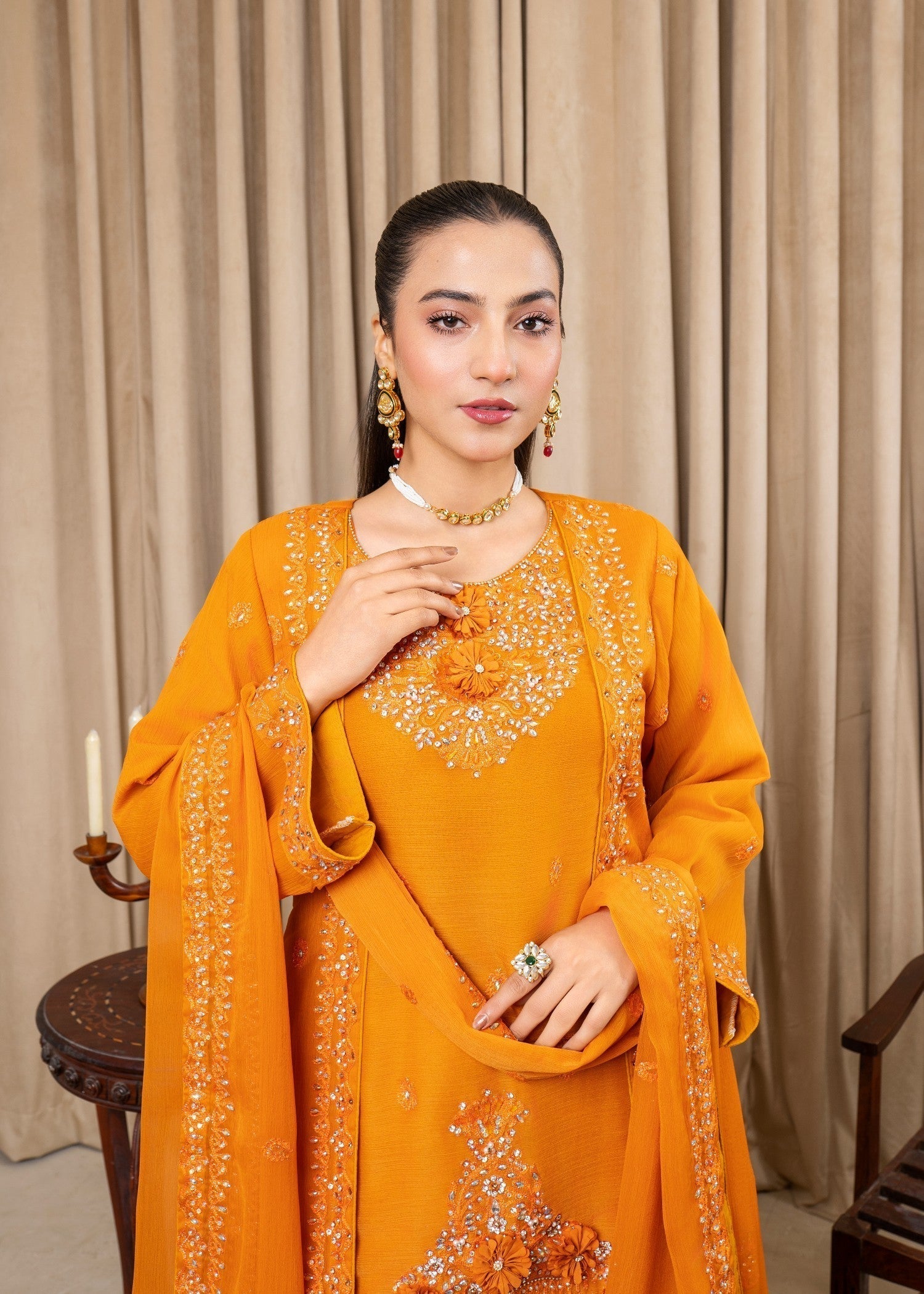 Four Season Boutique FERSHY MUSTARD Women 3pcs