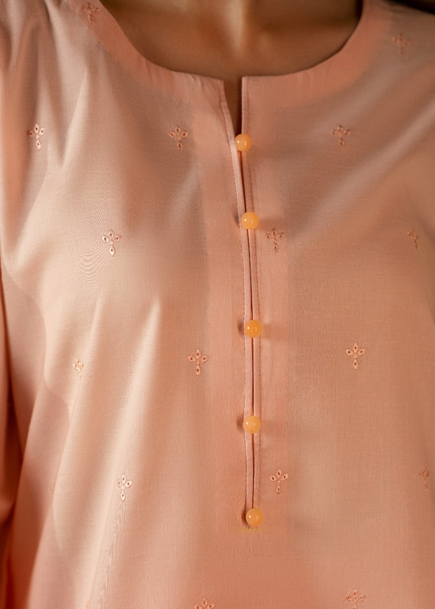 Casual Lite Farshi Shalwar | Peach Women 2pcs