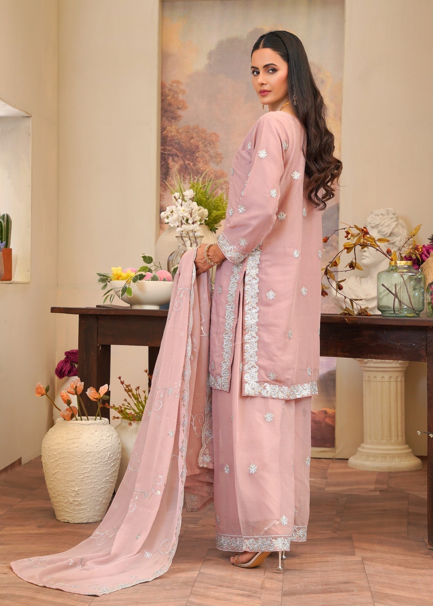 Rangoon Clothing Kainat Pastel Pink Women 3pcs
