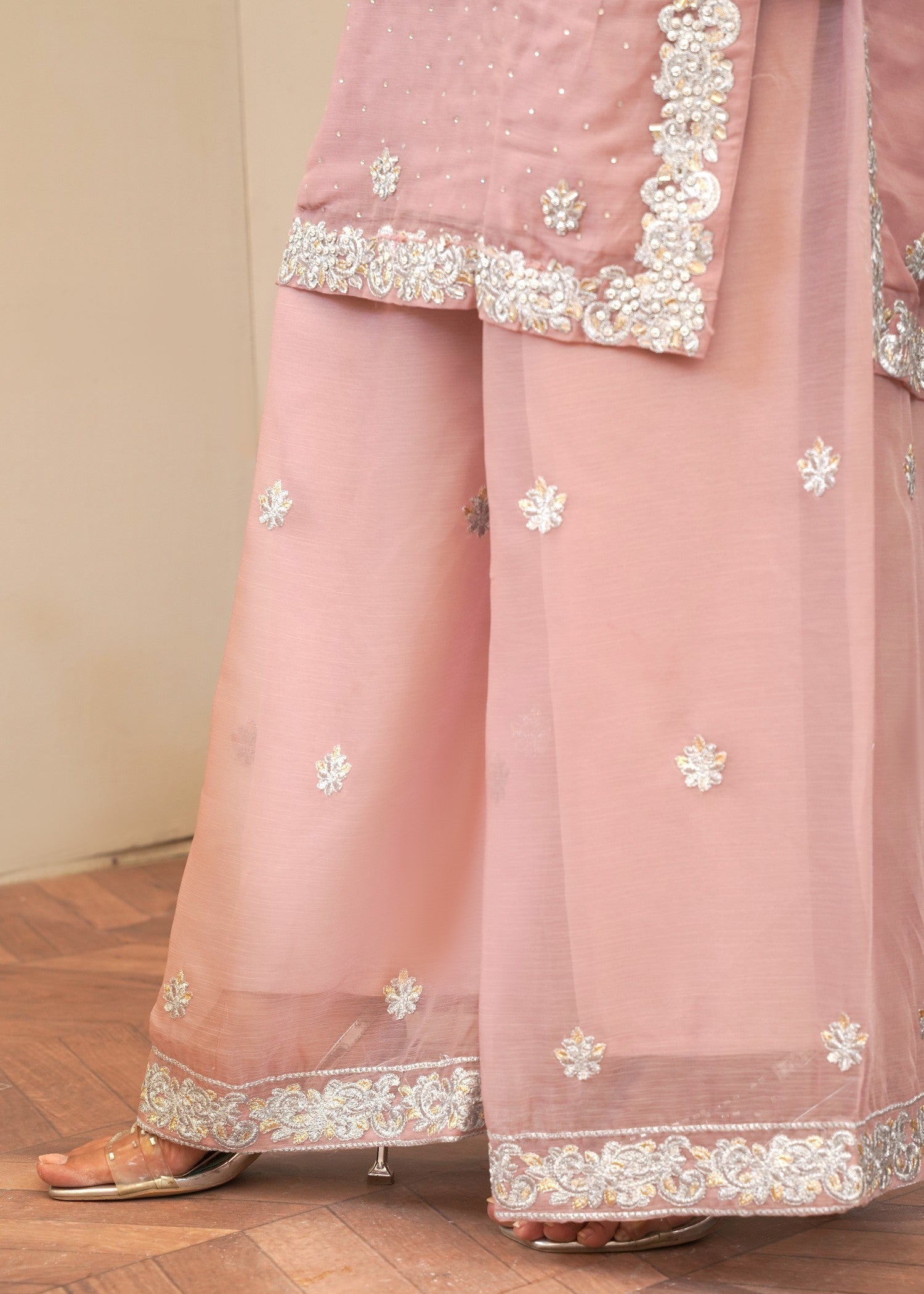 Rangoon Clothing Kainat Pastel Pink Women 3pcs