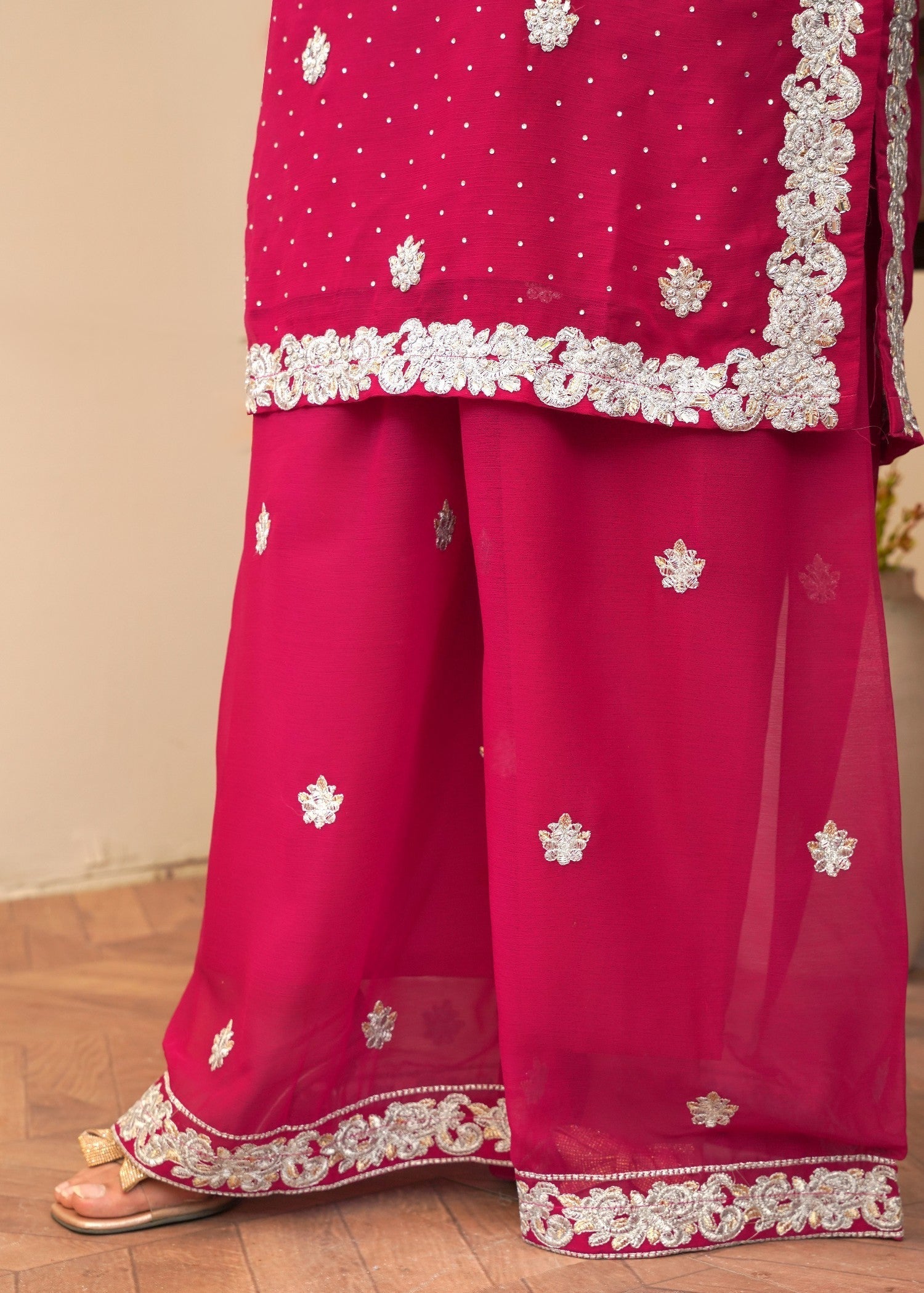 Rangoon Clothing Kainat Hotpink Women 3pcs