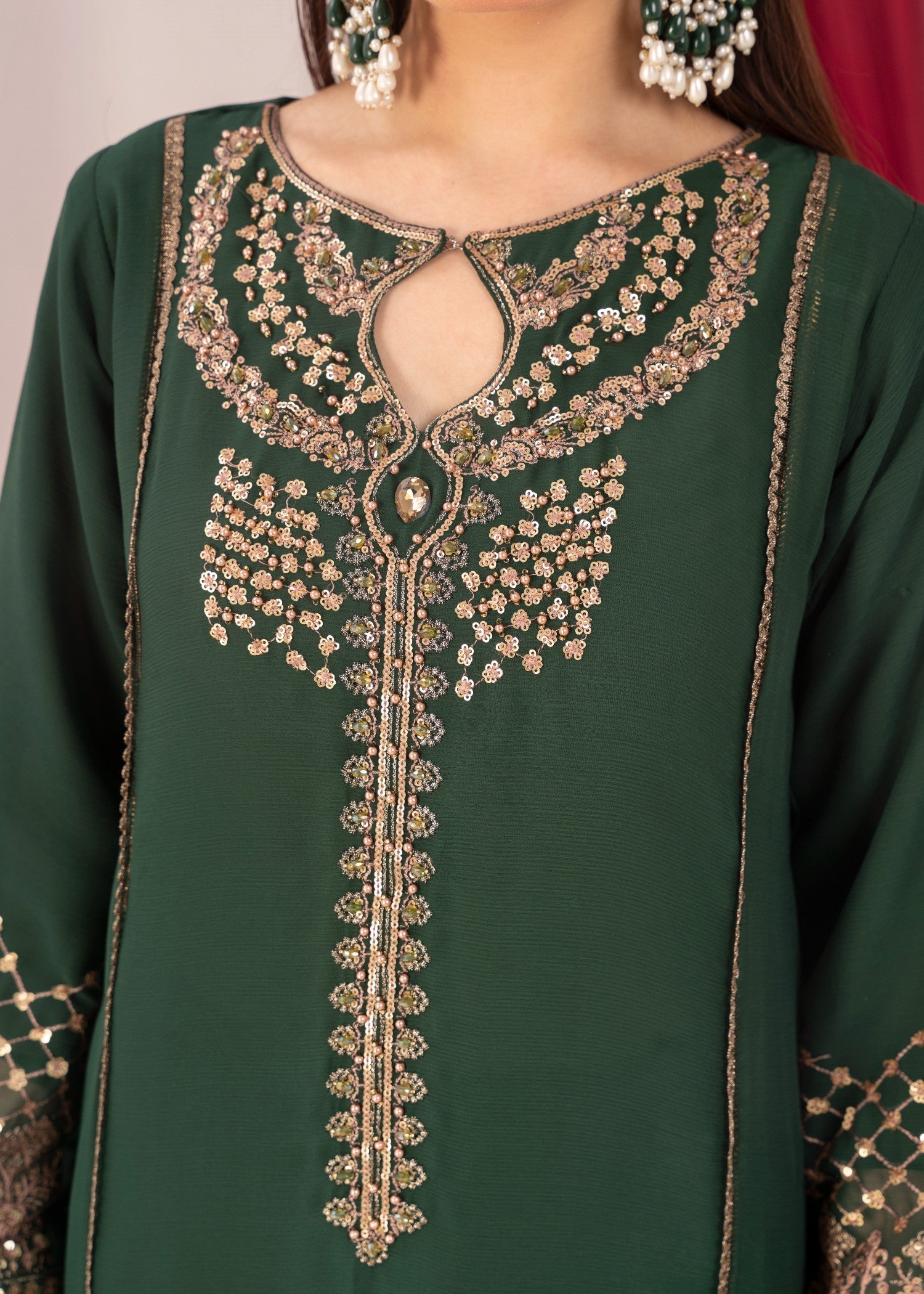 Pehnawa Fashion GREENISH ELEGANCE Women 3pcs