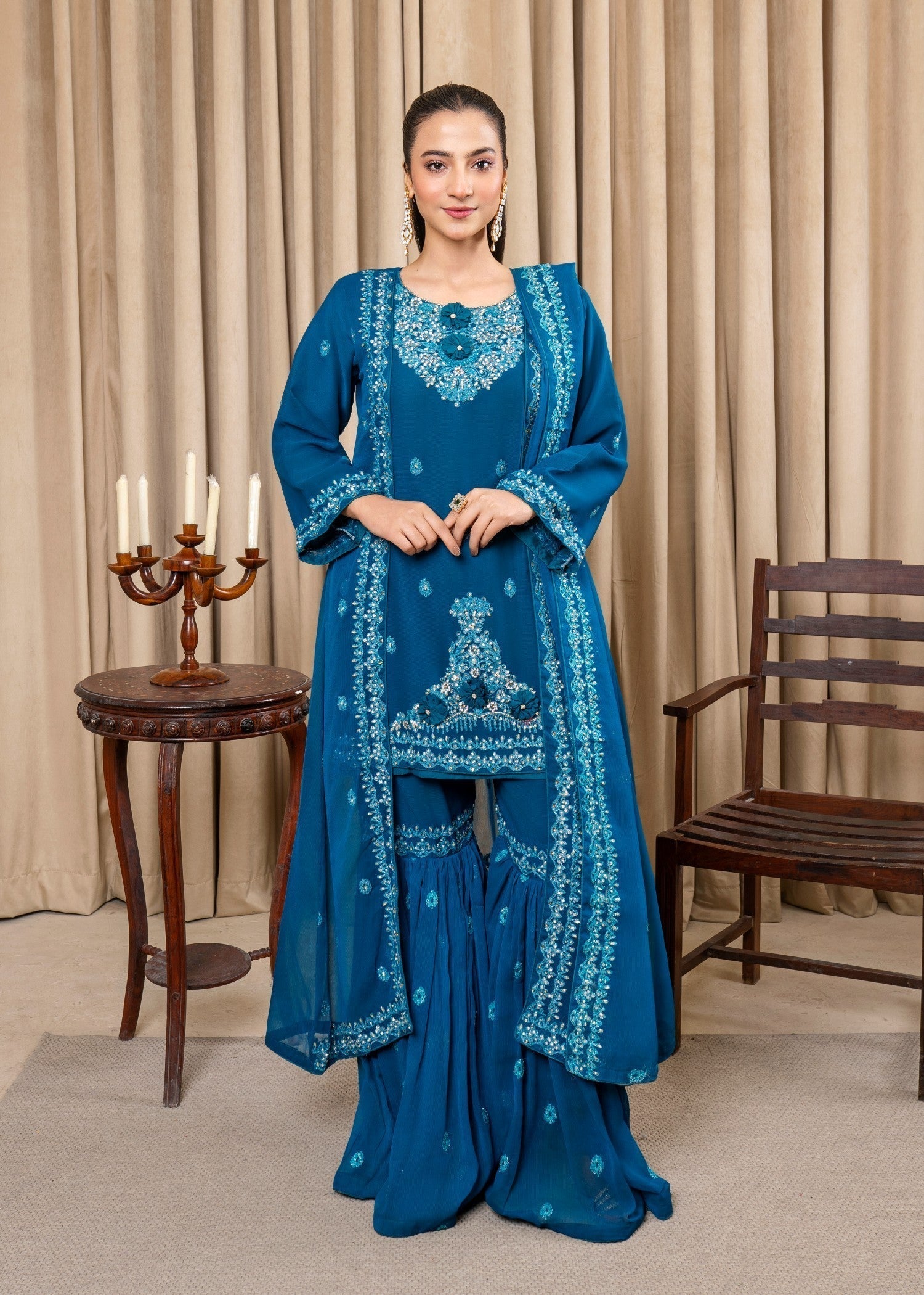 Four Season Boutique FERSHY BLUE Women 3pcs