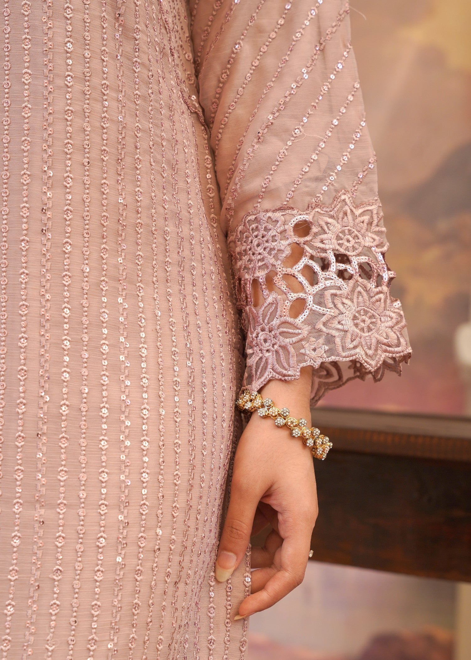 Rangoon Clothing Reshama Pastel Pink Women 3pcs