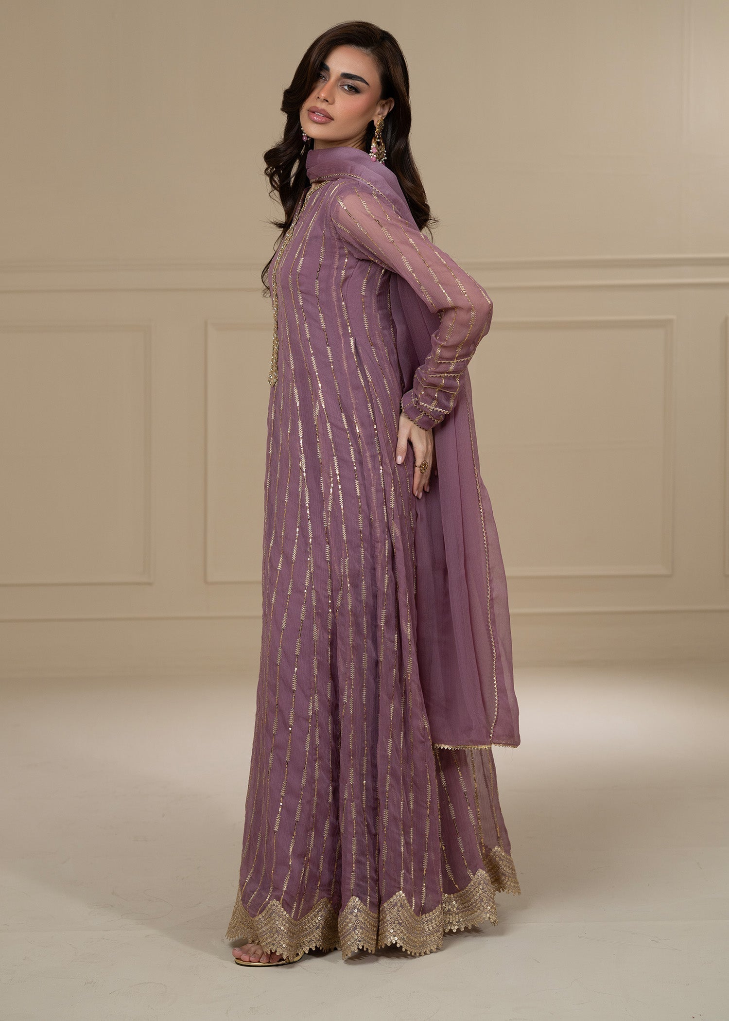 Ayesha Closet SADAF LAVENDER Women 3pcs