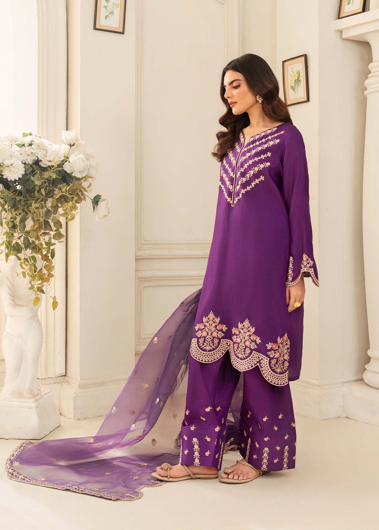 Zoya&Zafar Farshi Shalwar 01 Women 3pcs
