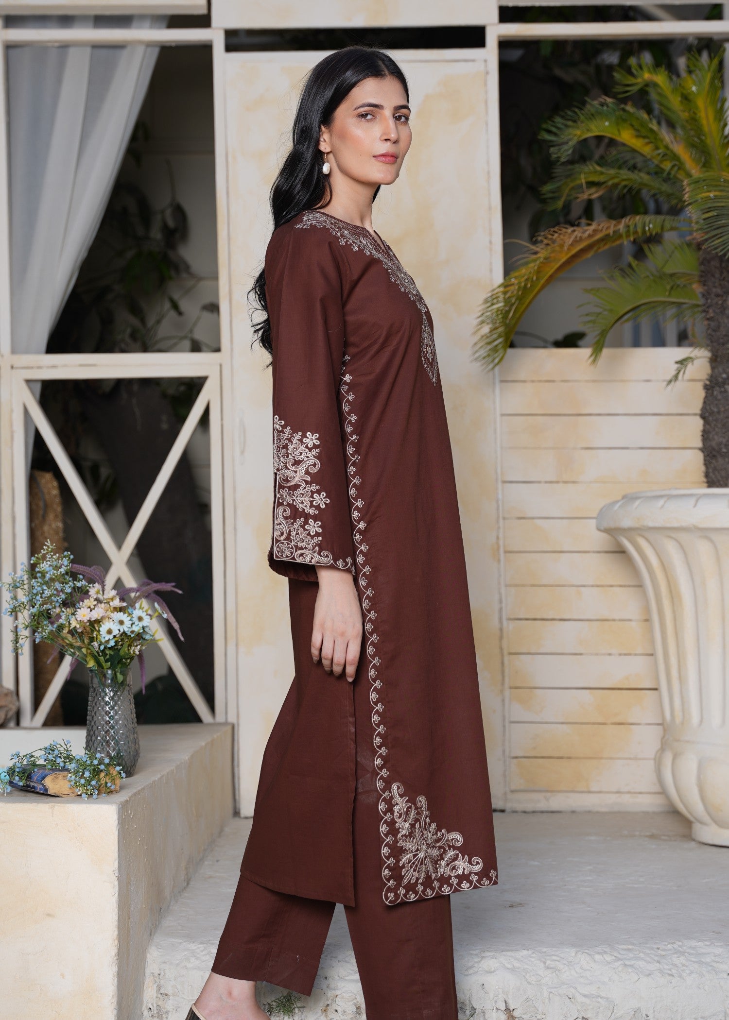 Kunaar Desert Brown Women 2pcs
