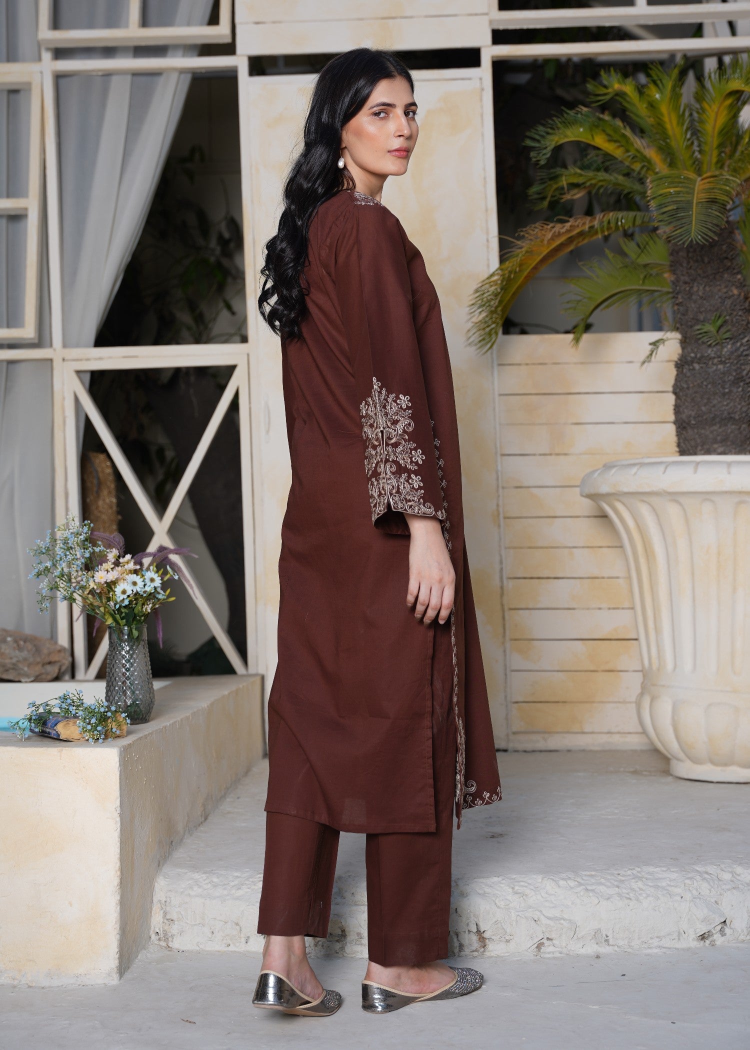 Kunaar Desert Brown Women 2pcs