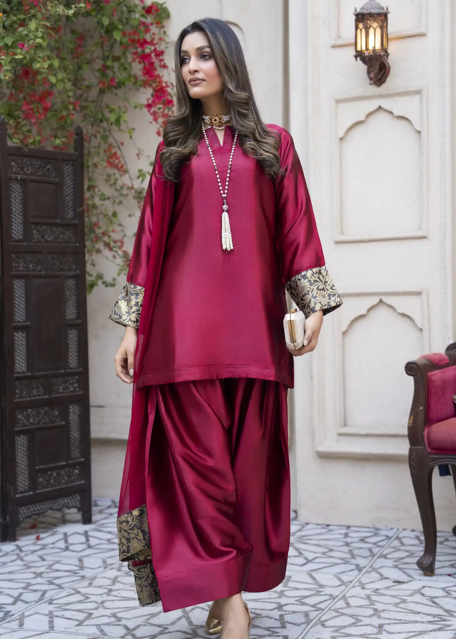 Momin Online Farshi Shalwar 095 Women 3pcs