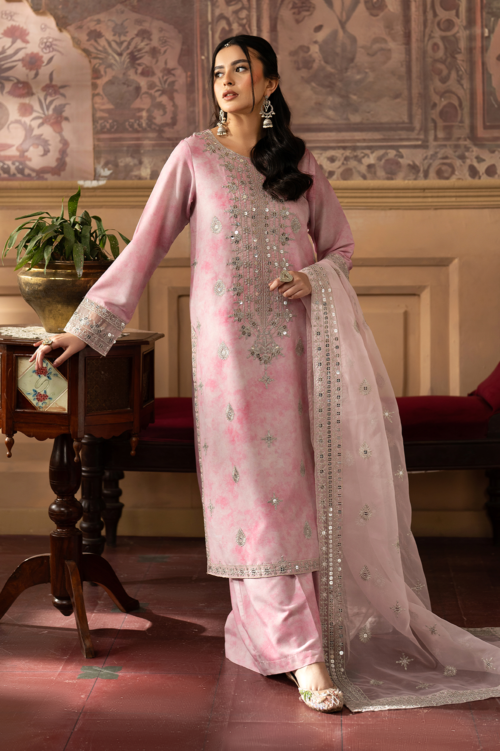 Esra Embroidered Silk Lawn SL 25 02 Women 3pcs