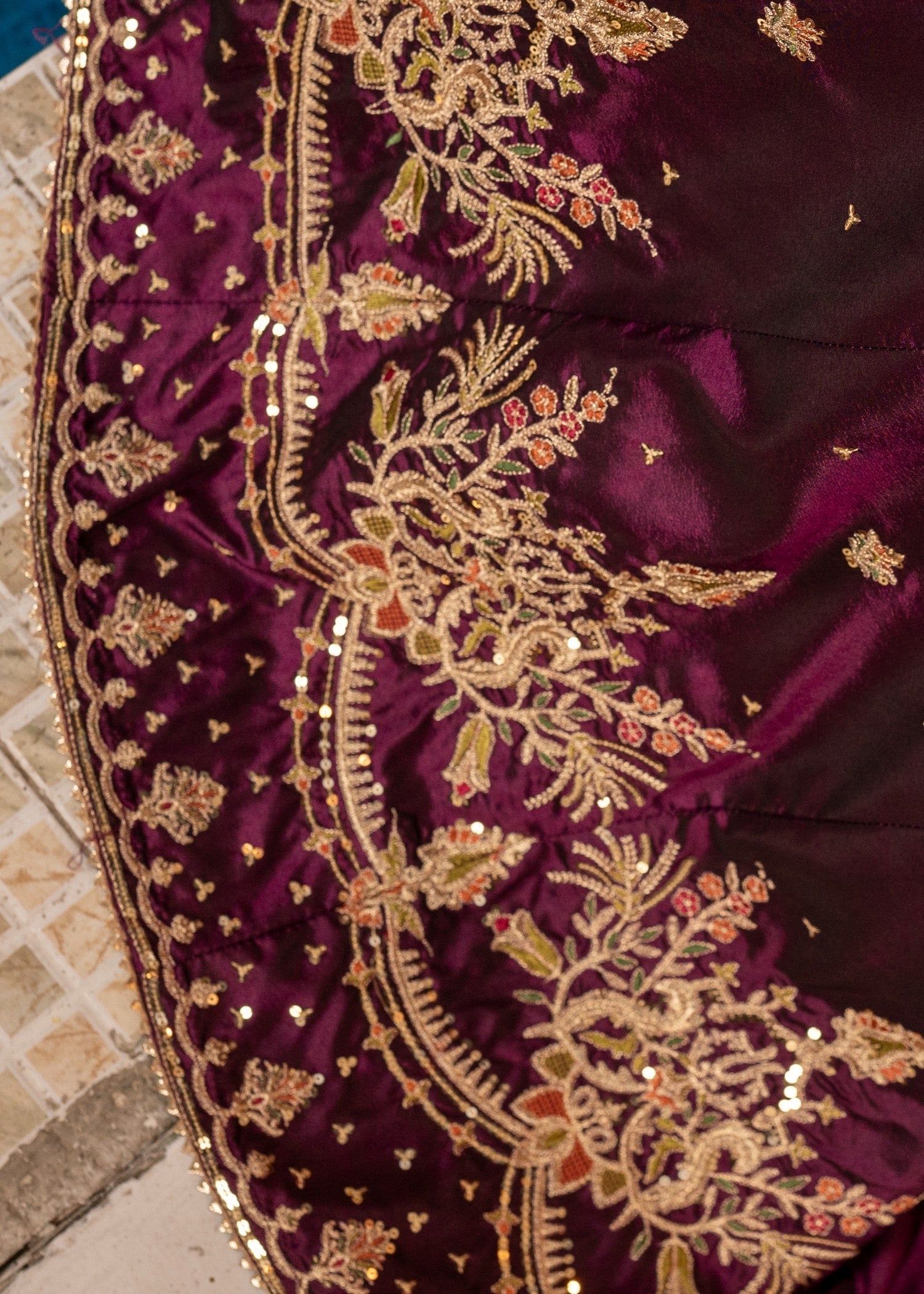 Pehnawa By Bin Akram’s Magenta Muse Silk Women 3pcs