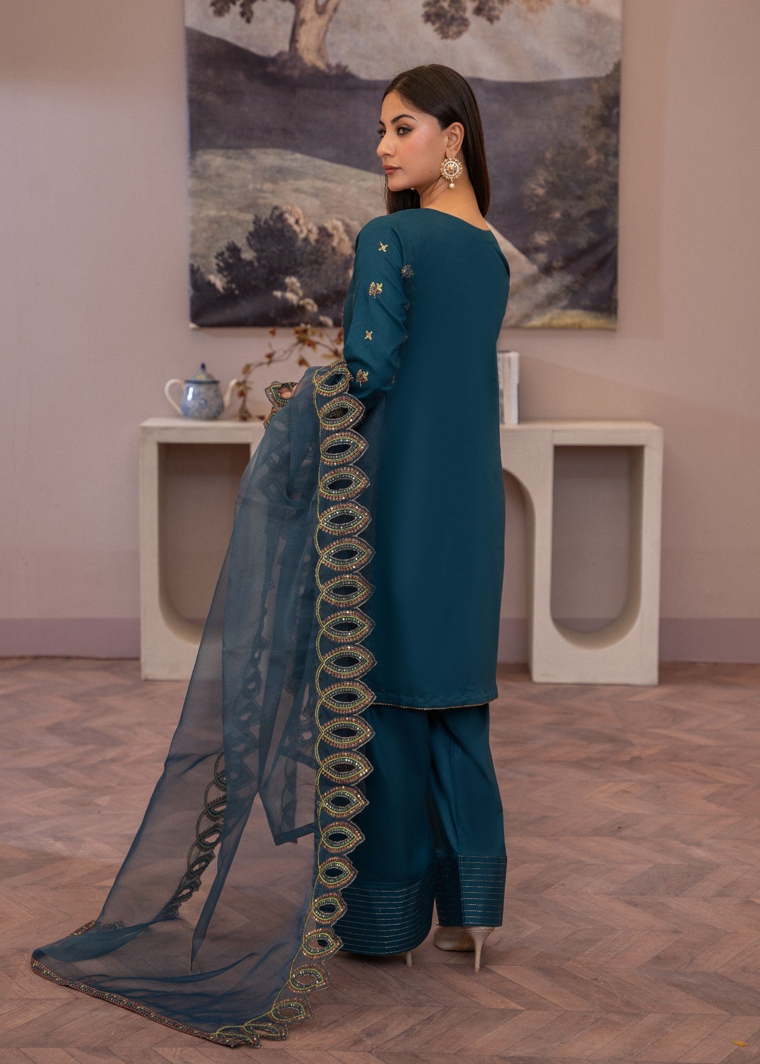 Madame Embroidered Shalwar Suit 7066 Women 3pcs