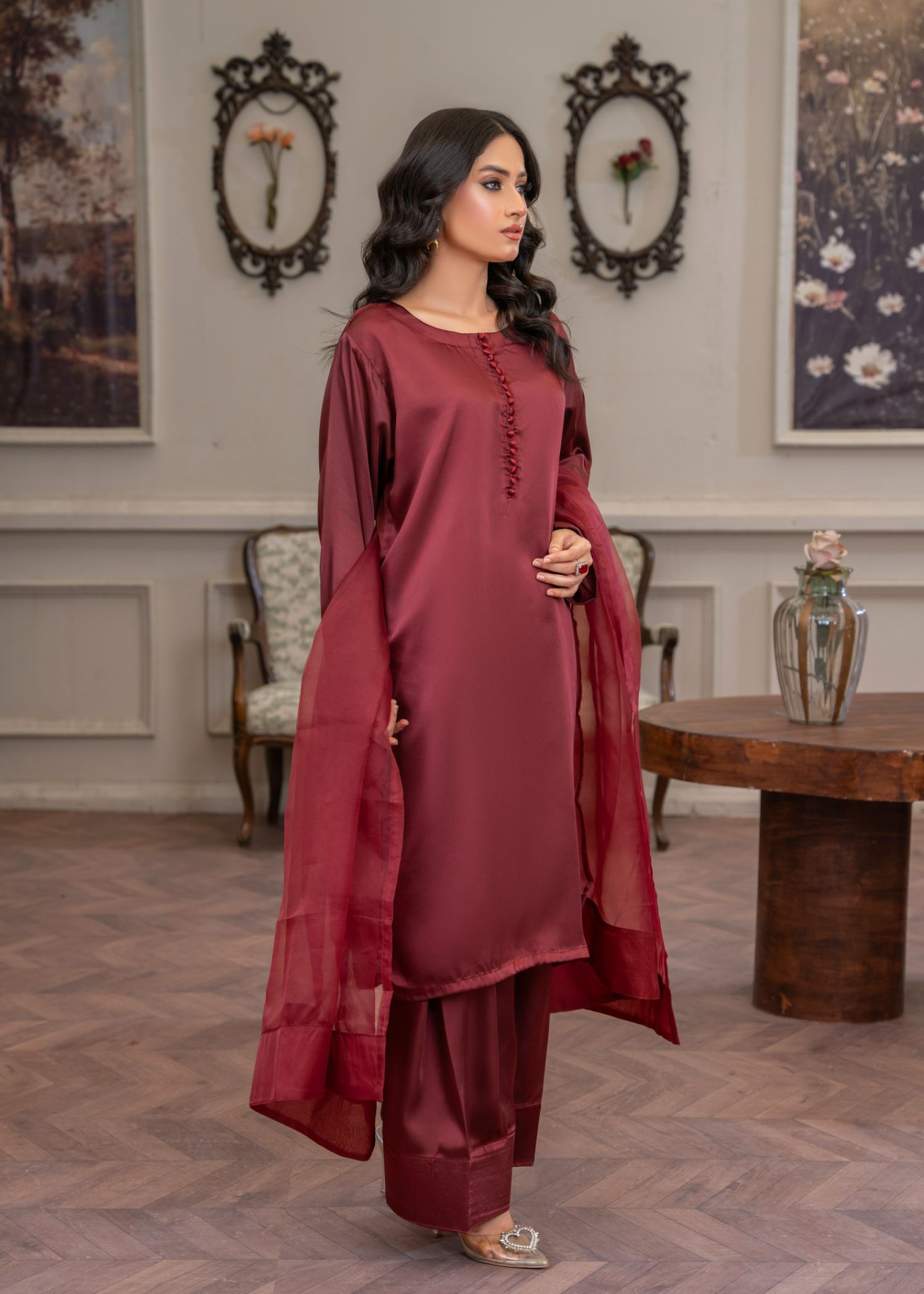 Momin Online Farshi Shalwar S009 Women 3pcs