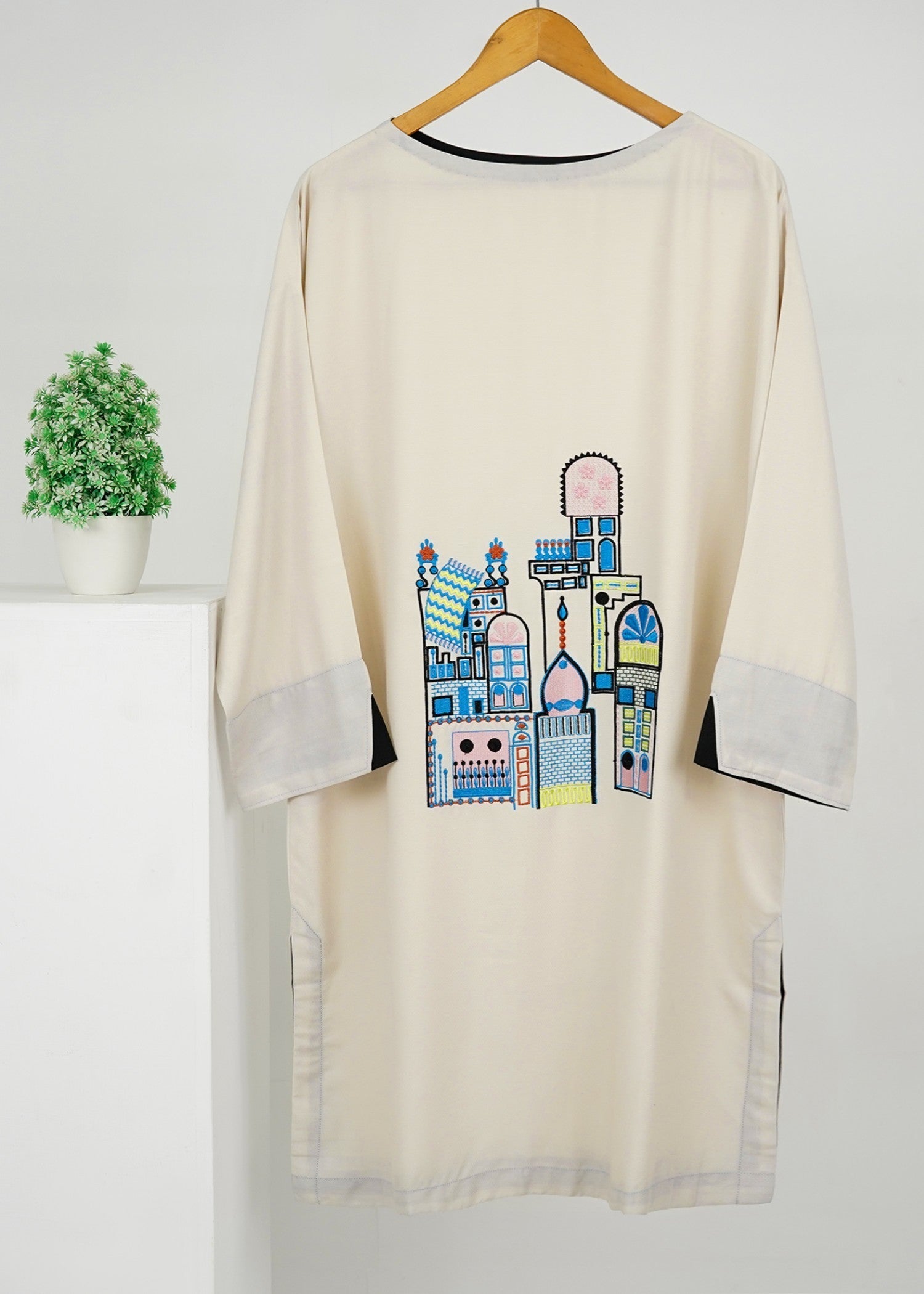 6teen white embroidered shirt Women 1pcs