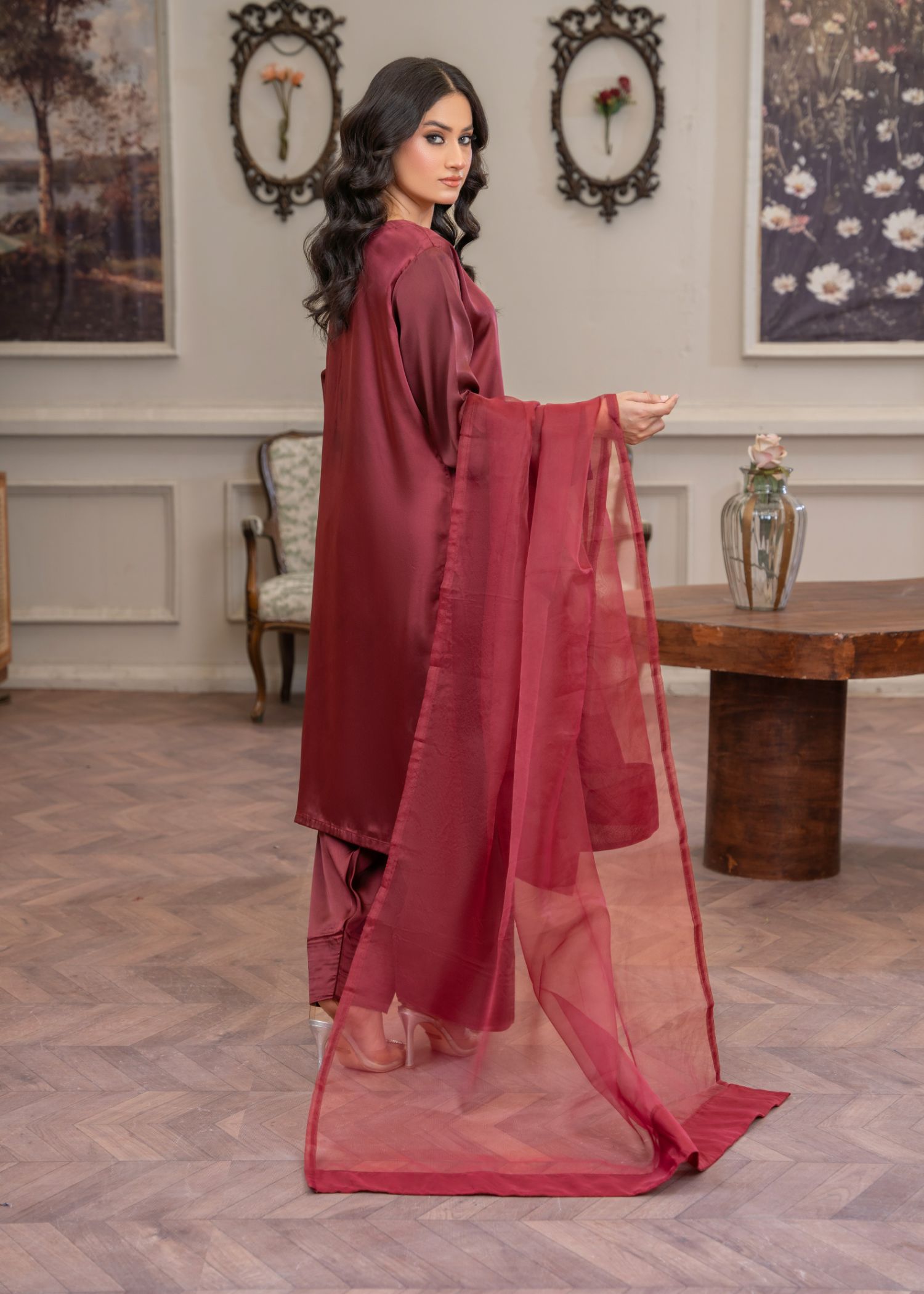 Momin Online Farshi Shalwar S009 Women 3pcs