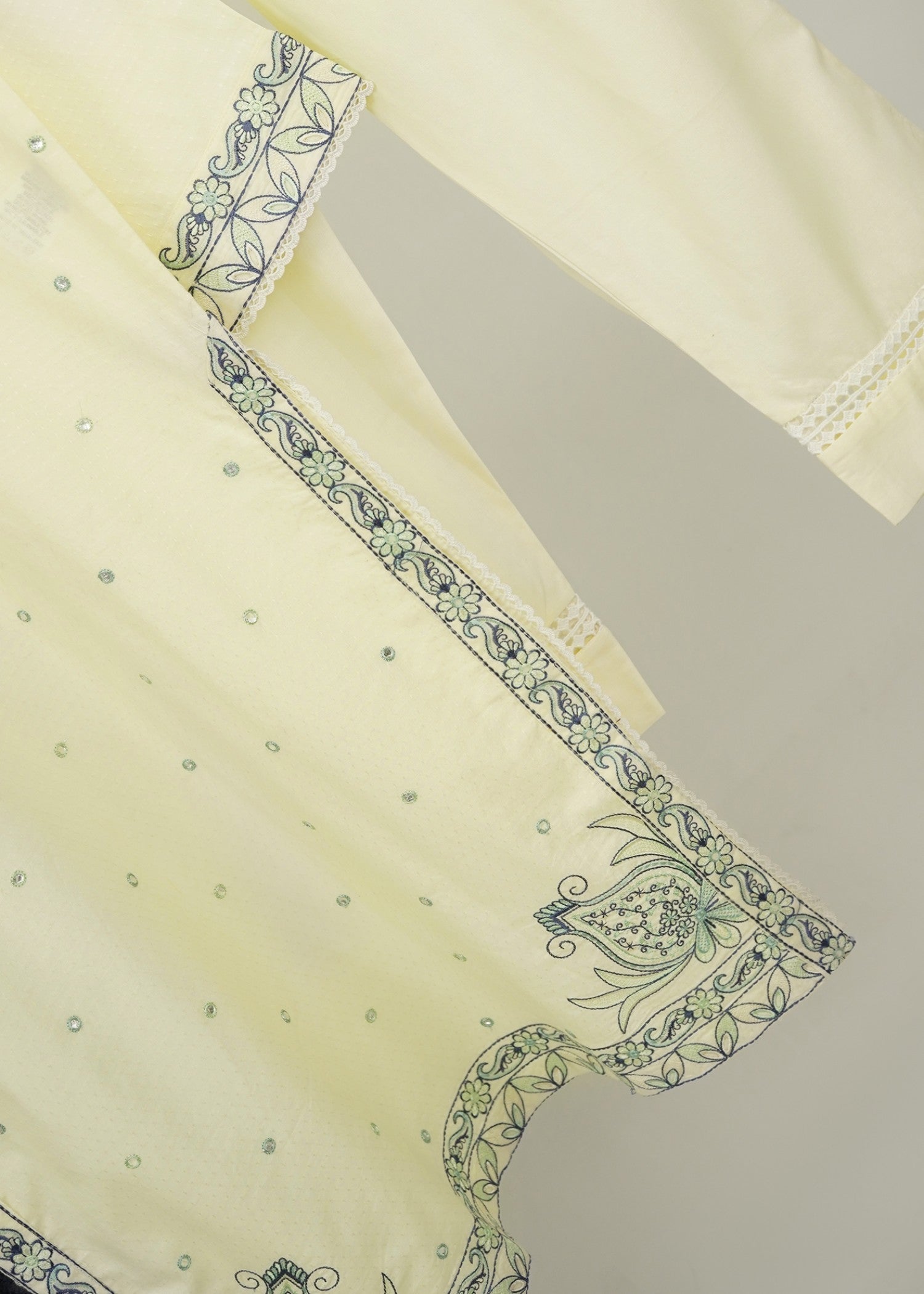 6teen S58 OFFWHITE EMB SUIT Women 3pcs