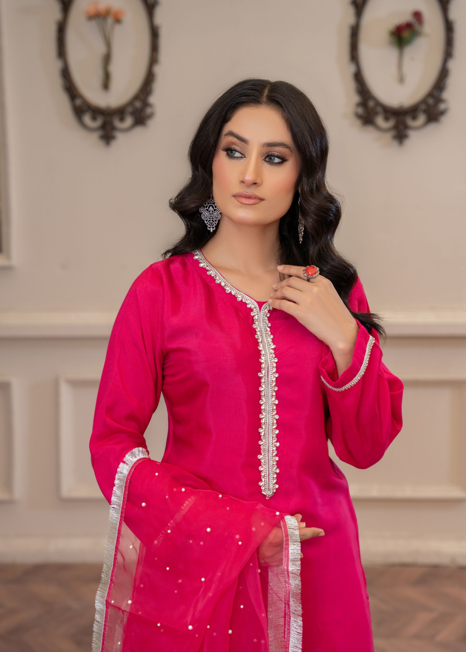 Momin Online Farshi shalwar S002 Women 3pcs