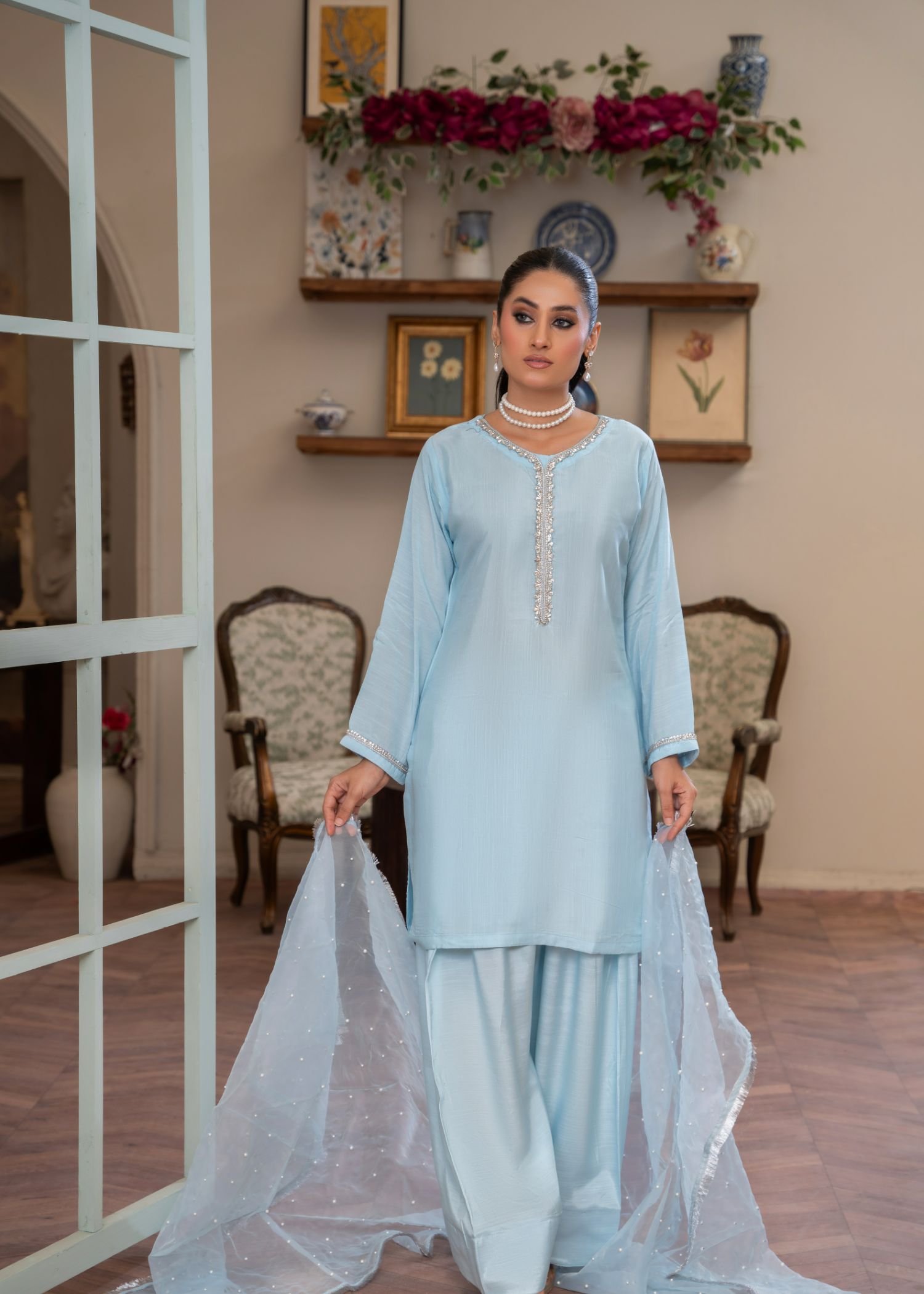 Momin Online Farshi Shalwar S003 Women 3pcs