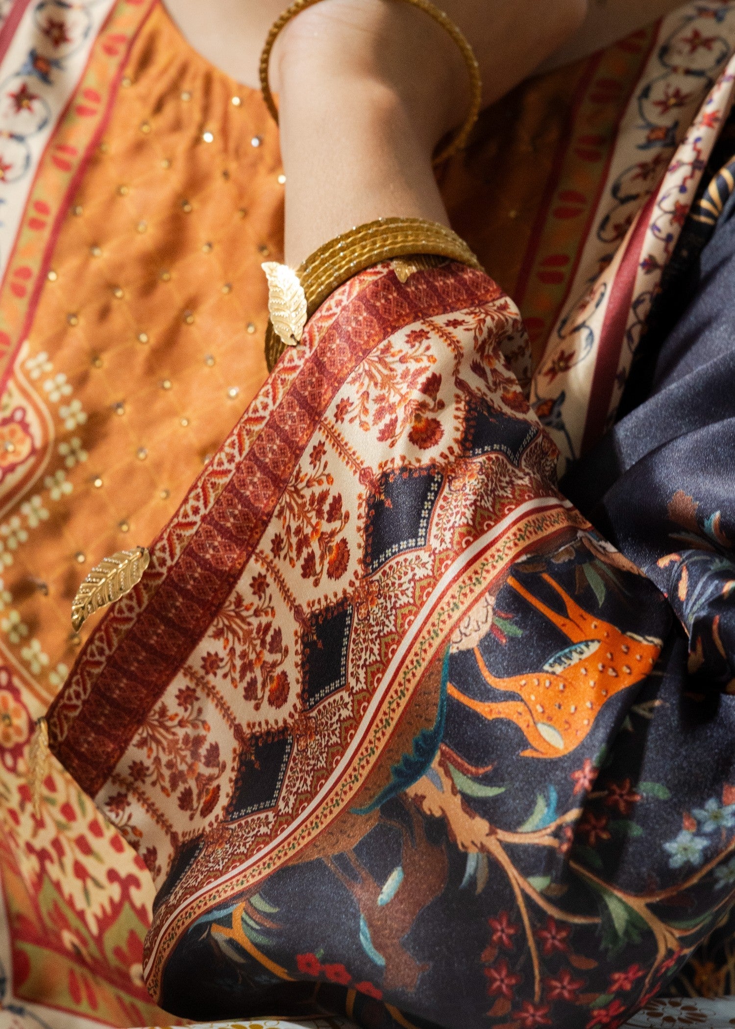 Tehreer Printed Silk | | 001 Women 3pcs