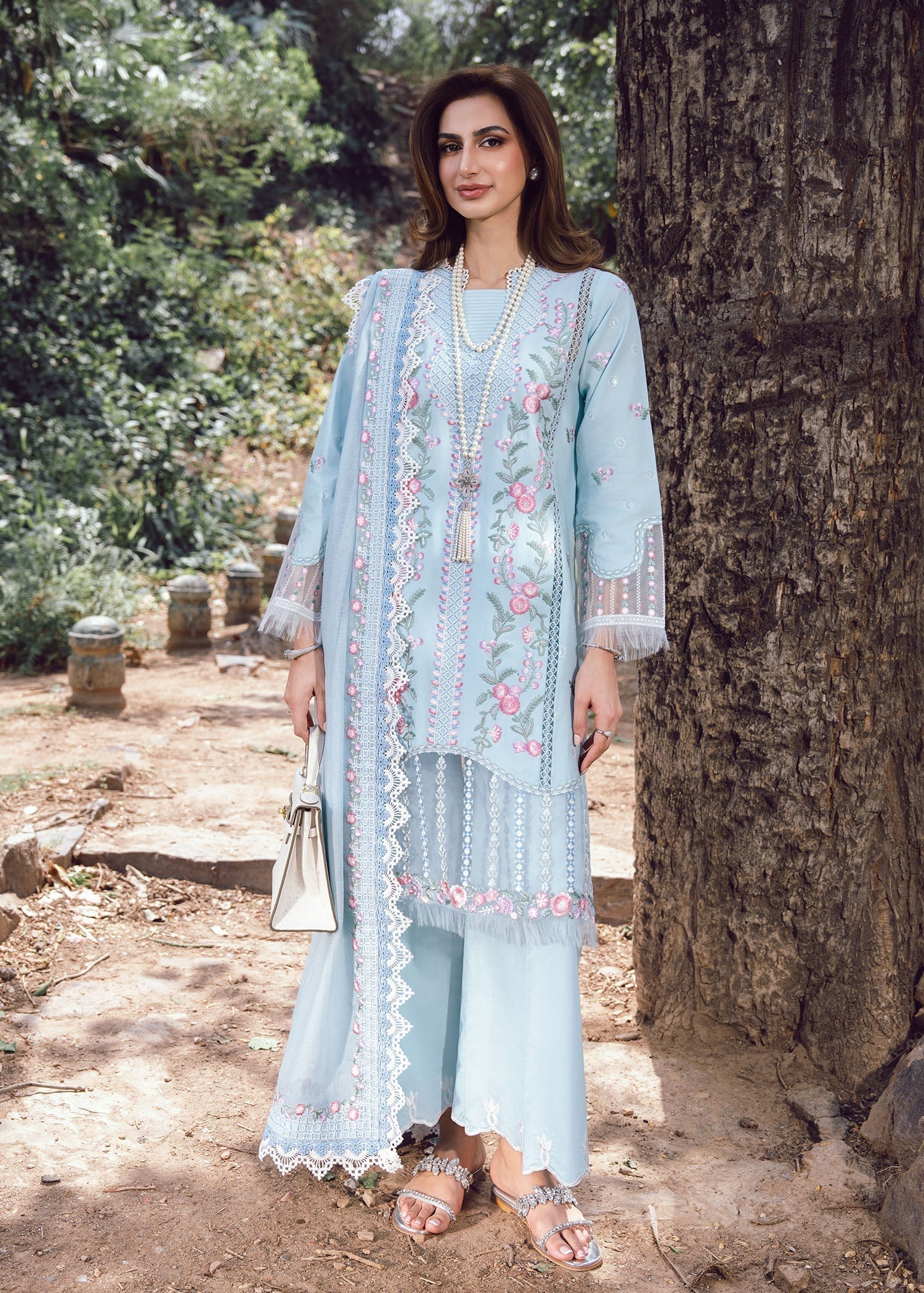 Rang-e-Haya Ayra Blush (Ice Blue) Women 3pcs