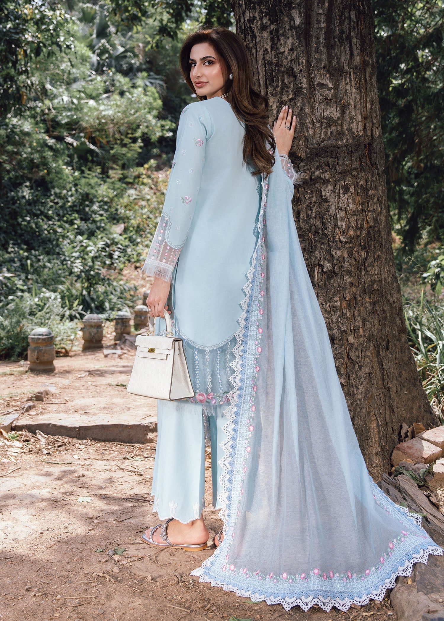 Rang-e-Haya Ayra Blush (Ice Blue) Women 3pcs