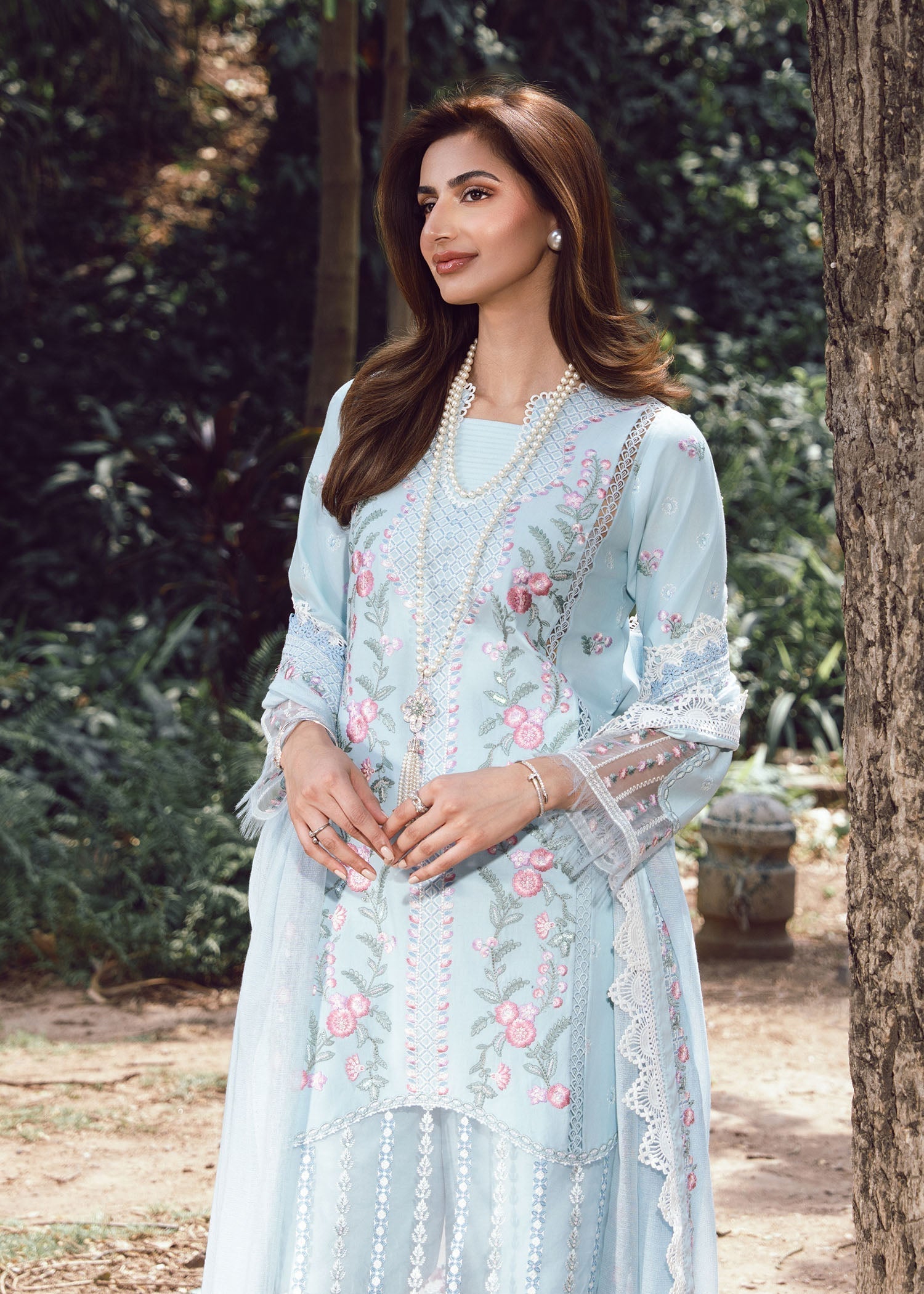 Rang-e-Haya Ayra Blush (Ice Blue) Women 3pcs