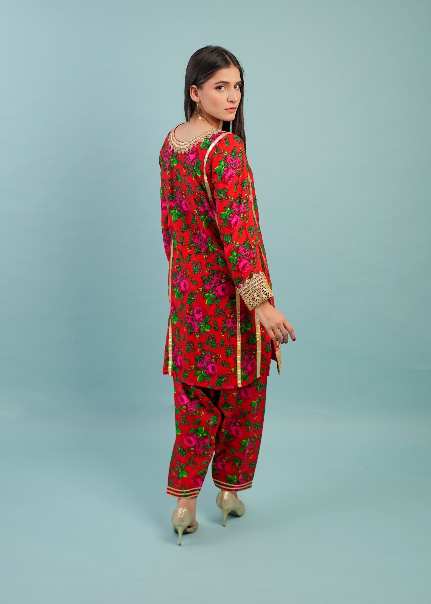 Gulenoor Blouche Vol 1 Red Women 2pcs