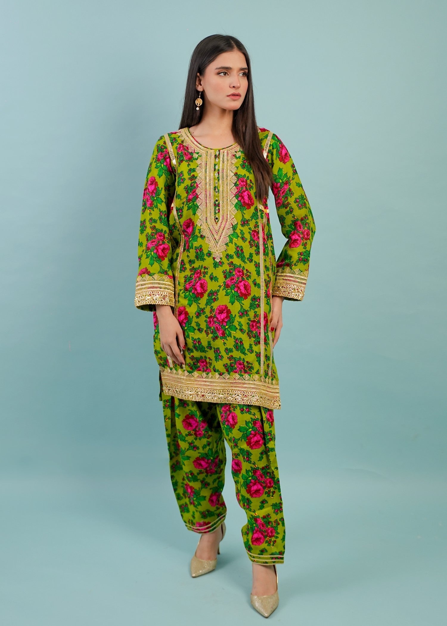 Gulenoor Blouche Vol 1 Green Women 2pcs