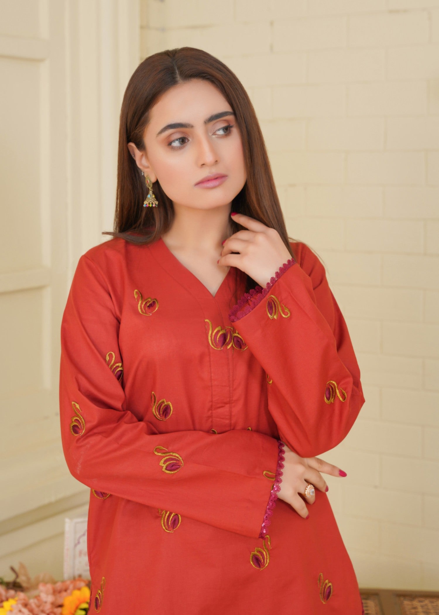 Era By Fiya Rang e Atish Stitched Women 2pcs