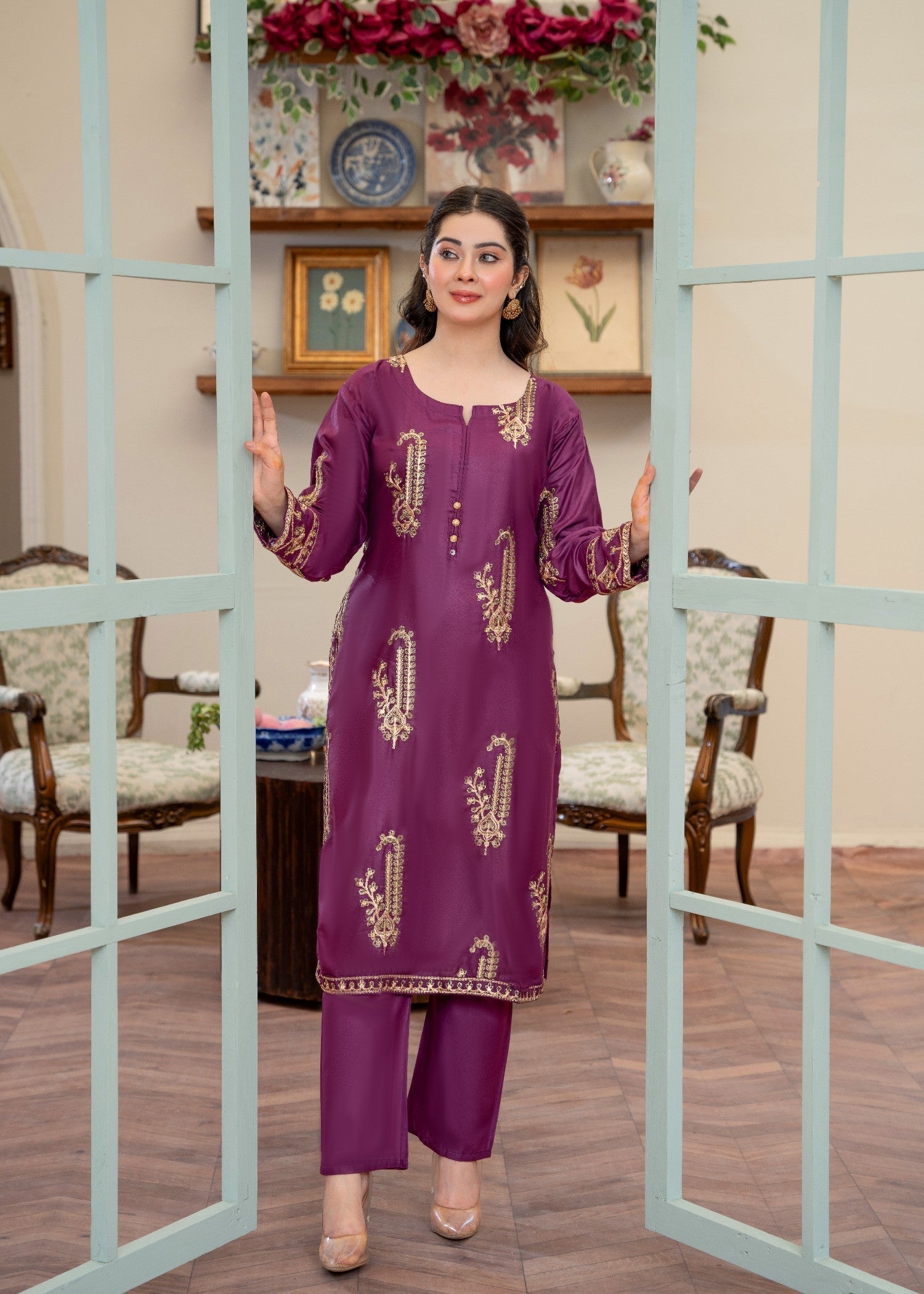 Zeenat & Zoha ROYAL EMBER Women 2pcs