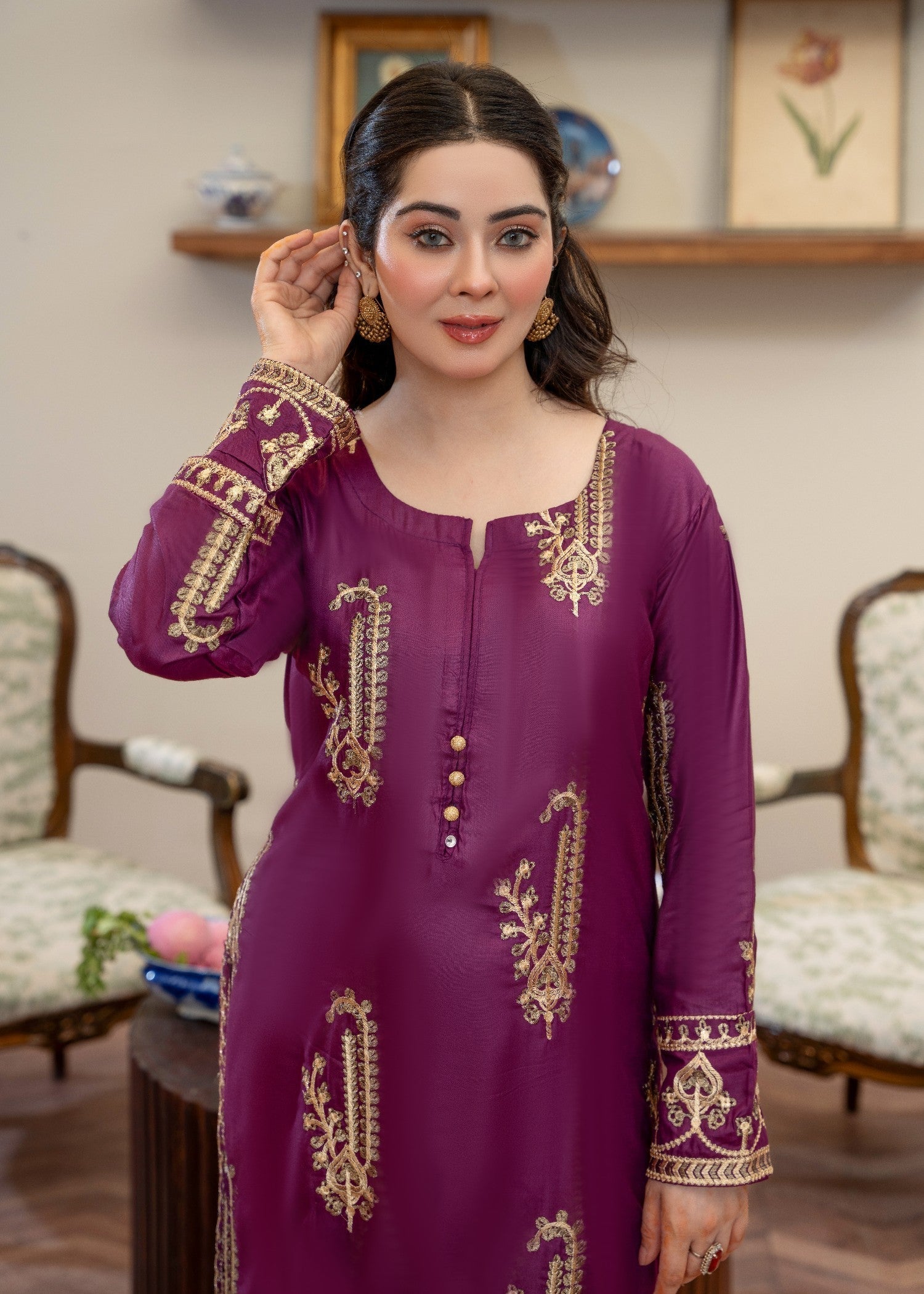 Zeenat & Zoha ROYAL EMBER Women 2pcs