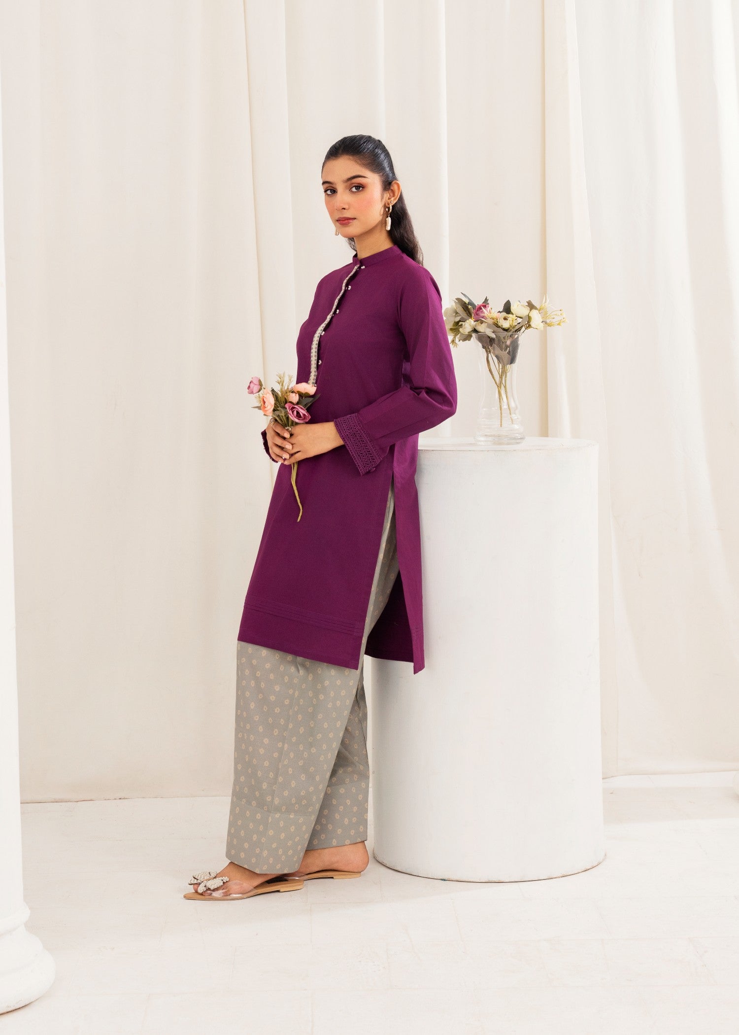 Aayra AY662 Plum Mist Women 2pcs