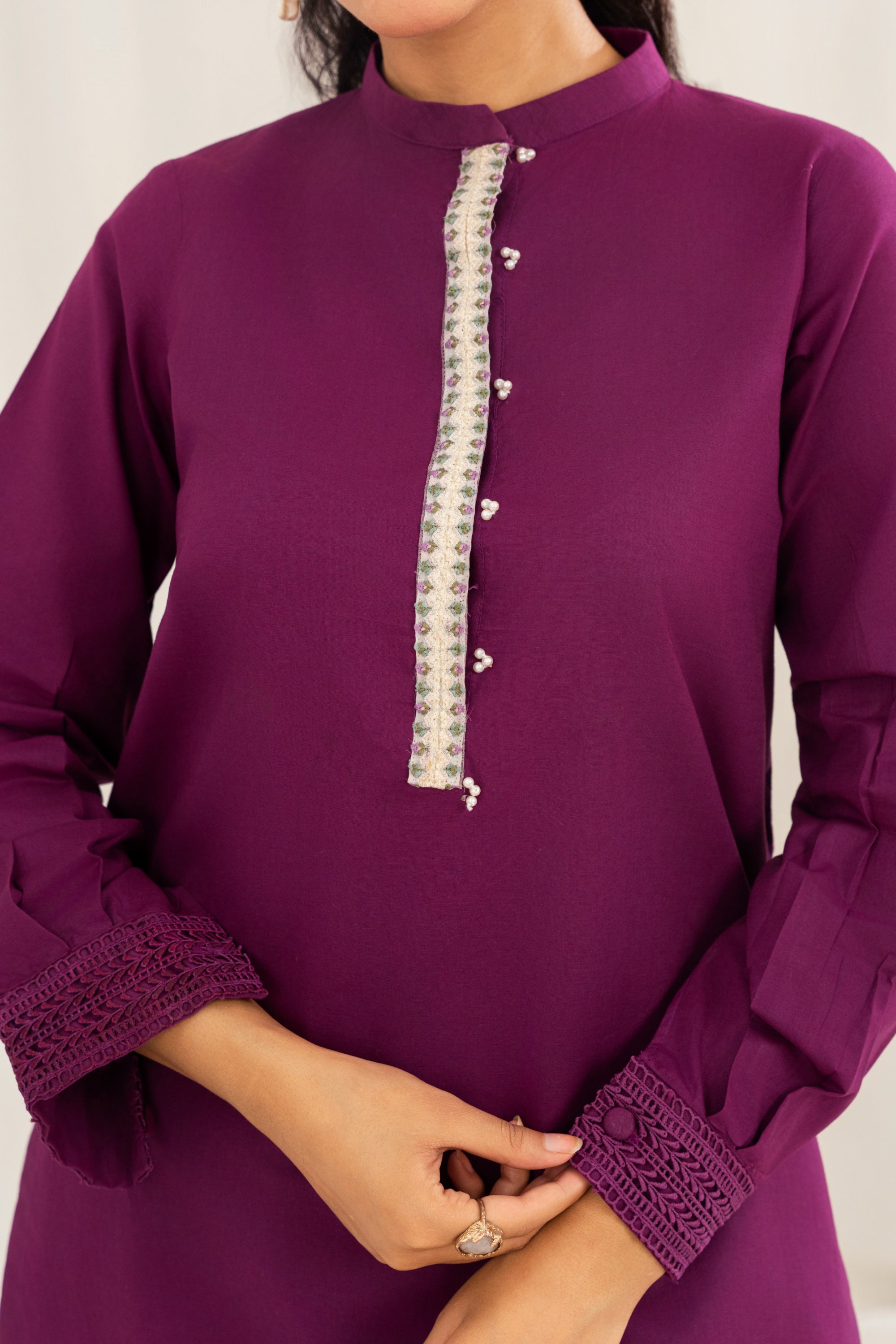 Aayra AY662 Plum Mist Women 2pcs