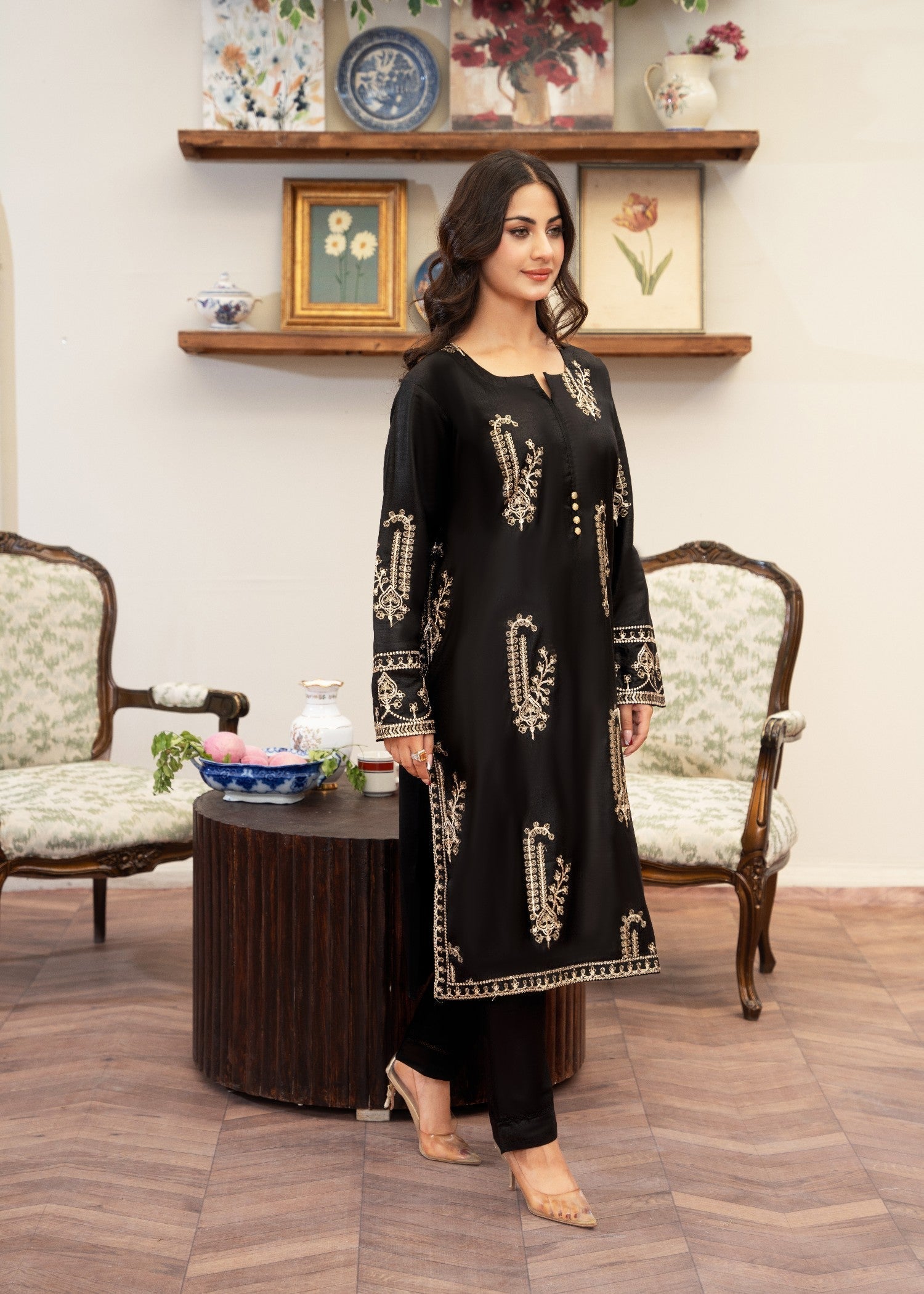 Zeenat & Zoha NIGHT EMBER Women 2pcs