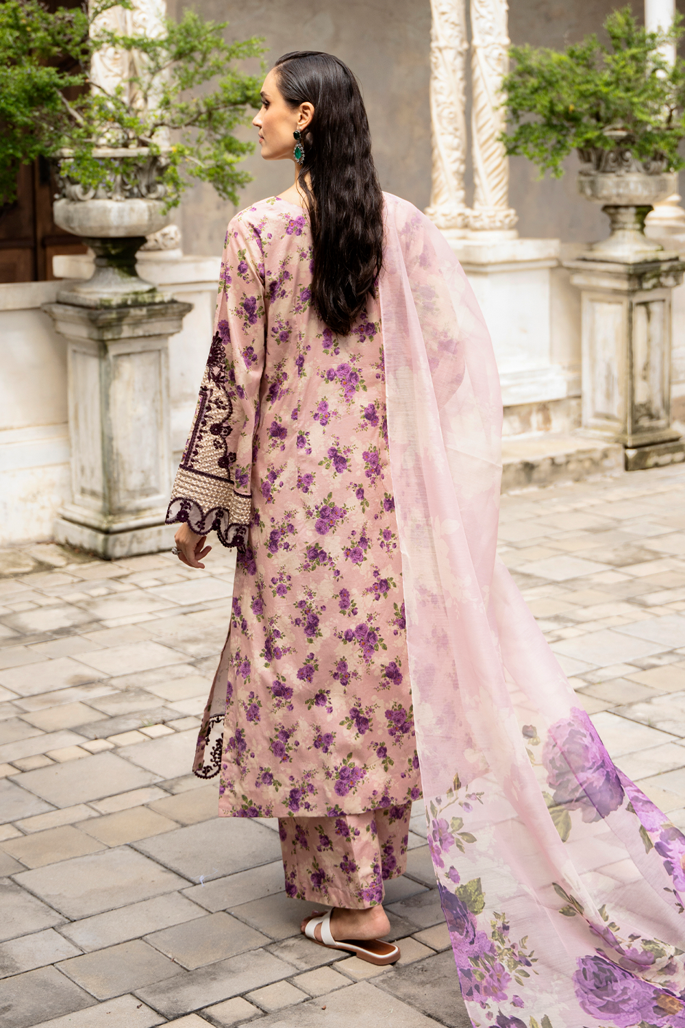 Esra Embroidered Cambric LF 24 09 Women 3pcs