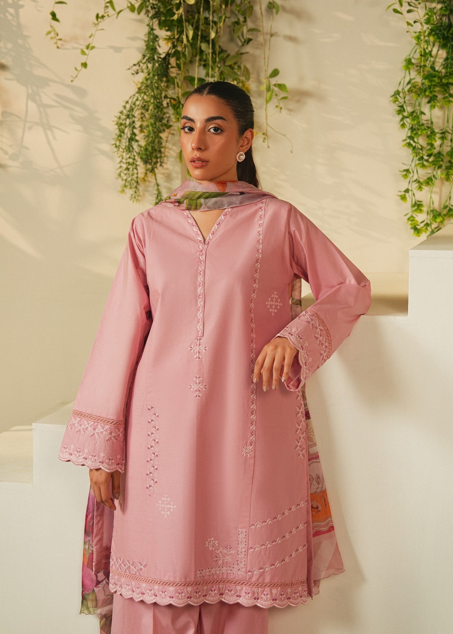 Mannat Pinkveil Women 2pcs