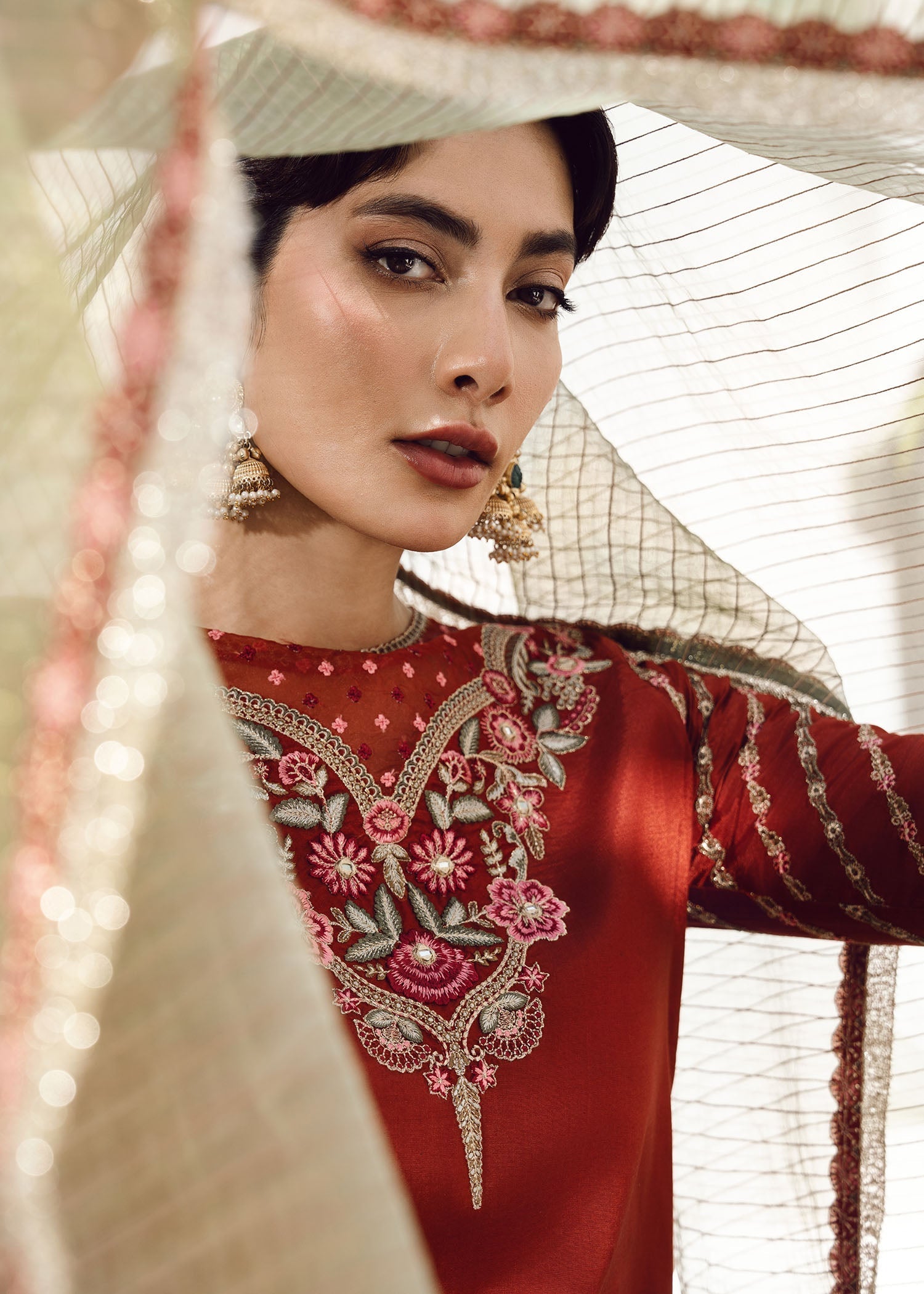 Rang-e-Haya Mary (Rust) Women 3pcs