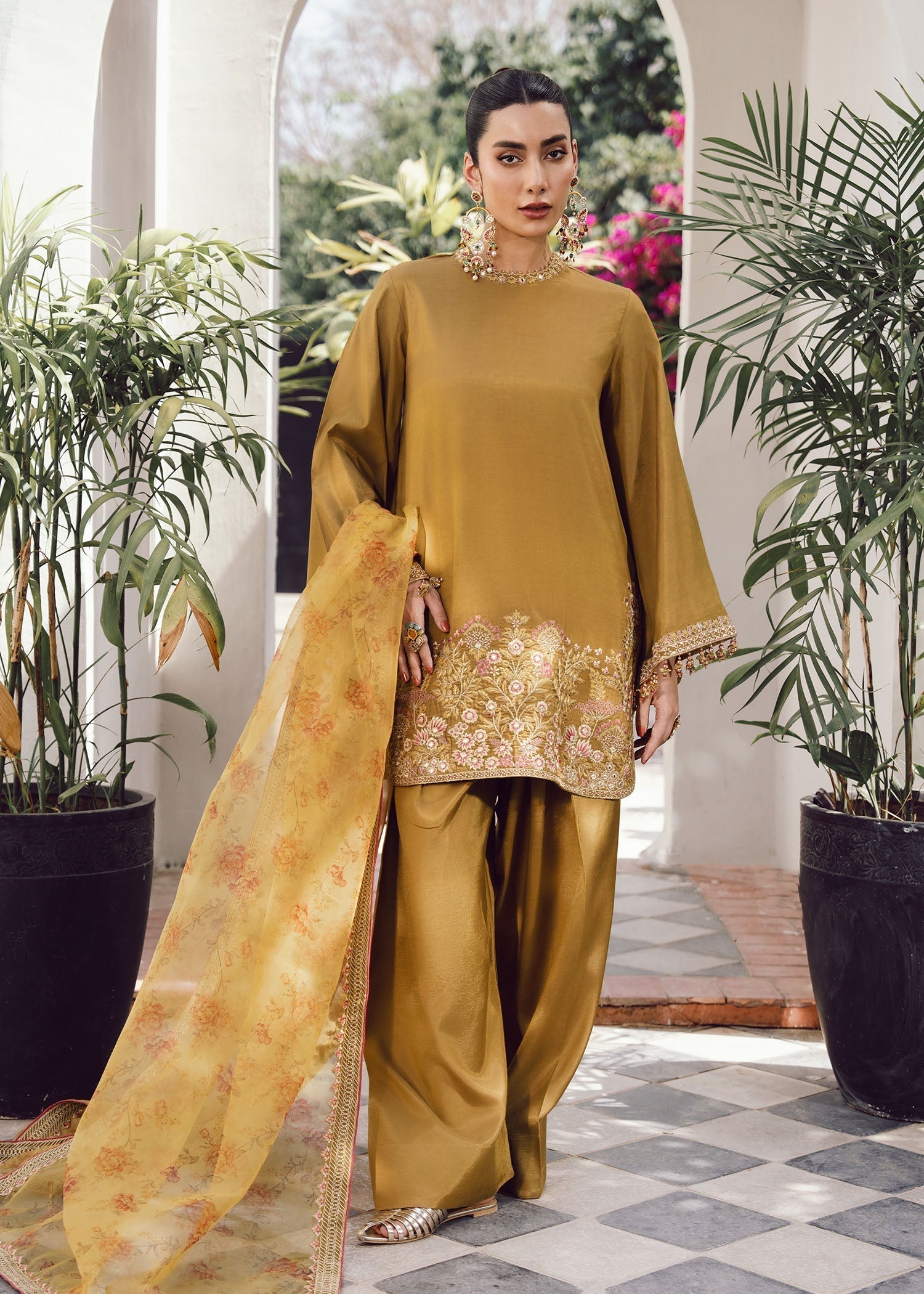 Rang-e-Haya Susan (Olive) Women 3pcs