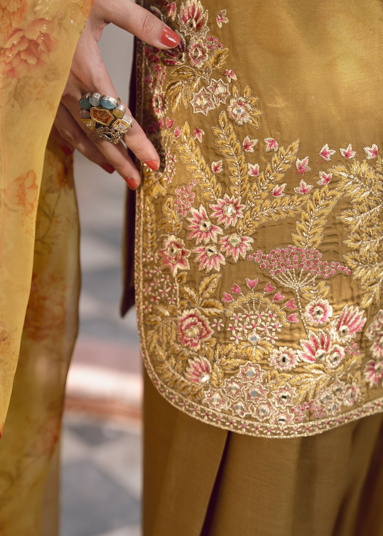 Rang-e-Haya Susan (Olive) Women 3pcs