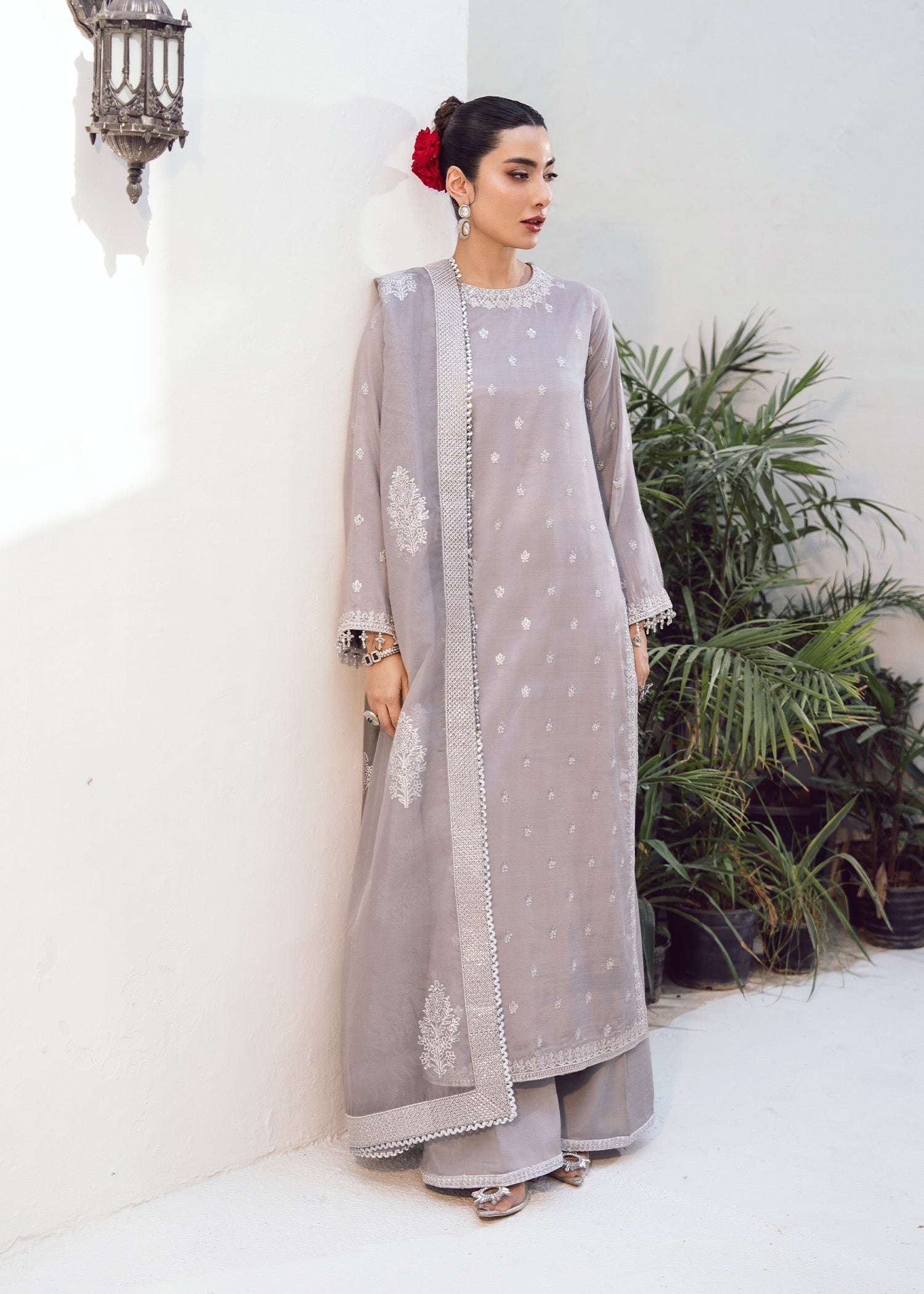 Rang-e-Haya Caren (Ash Grey) Women 3pcs