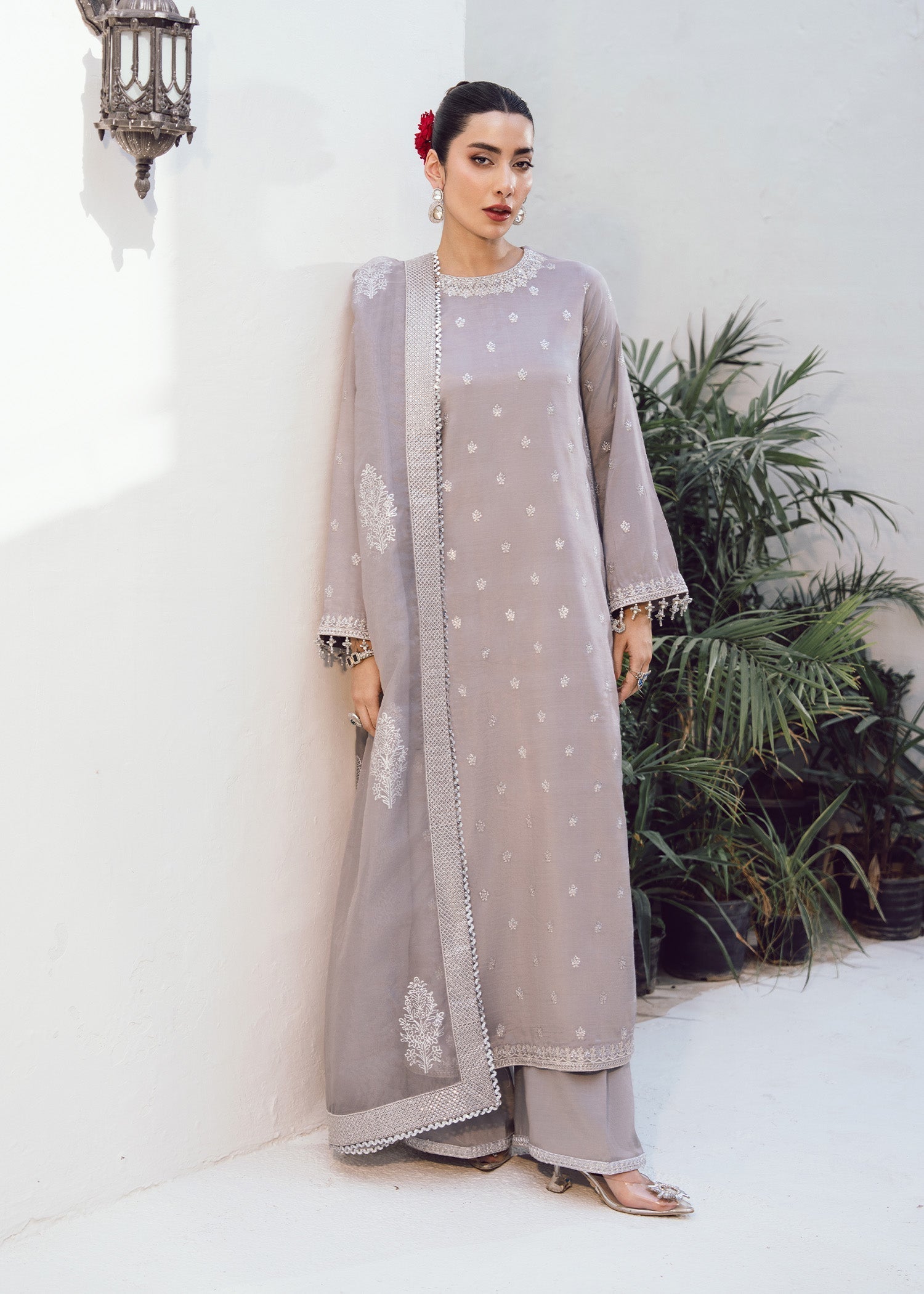 Rang-e-Haya Caren (Ash Grey) Women 3pcs