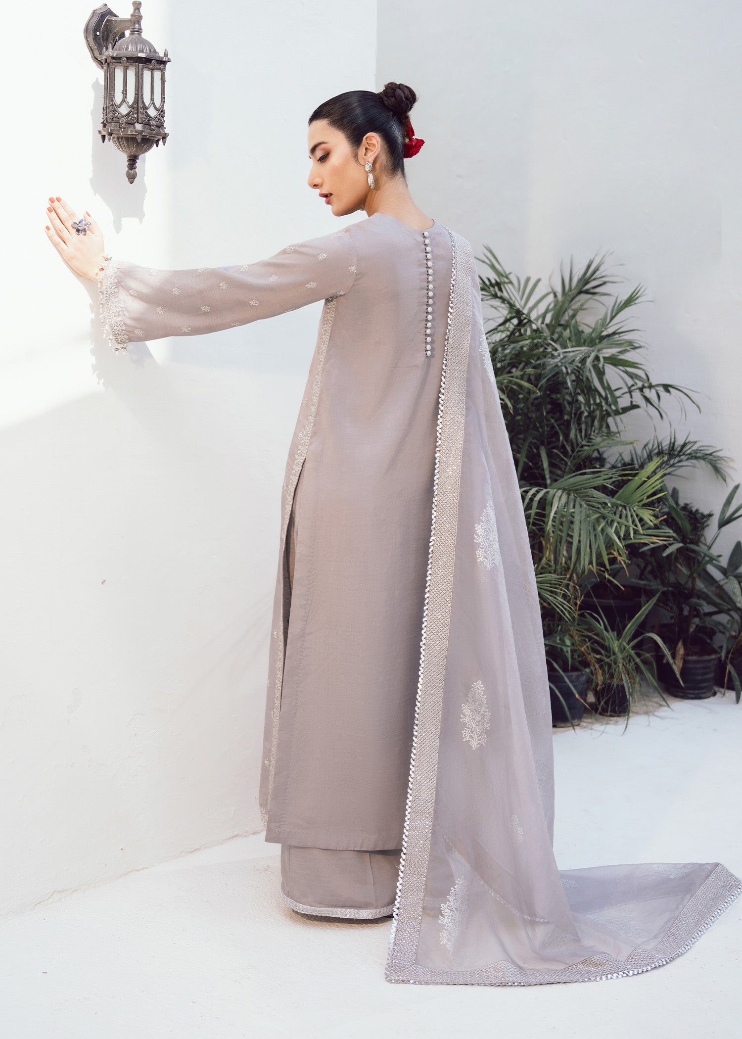 Rang-e-Haya Caren (Ash Grey) Women 3pcs