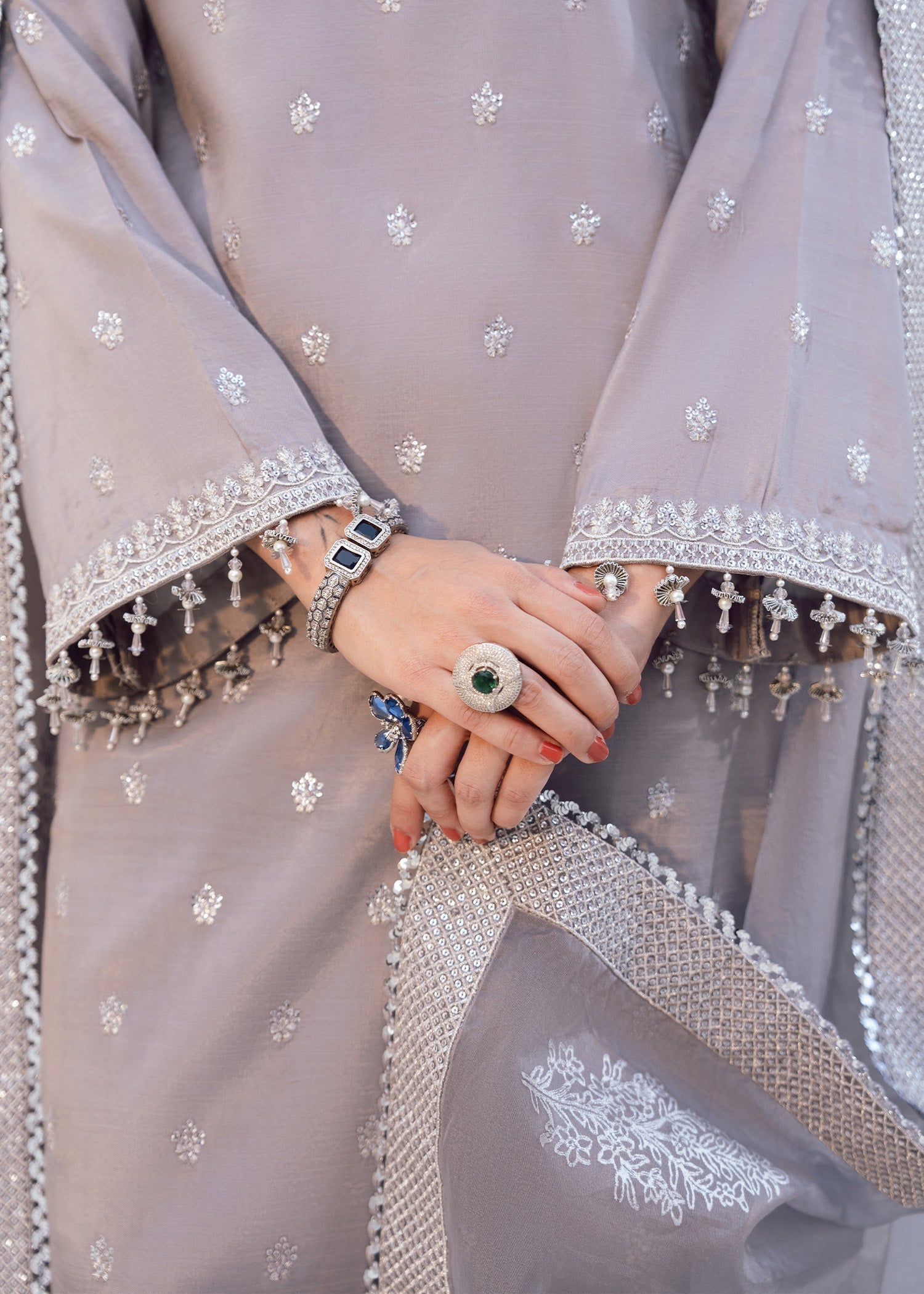 Rang-e-Haya Caren (Ash Grey) Women 3pcs