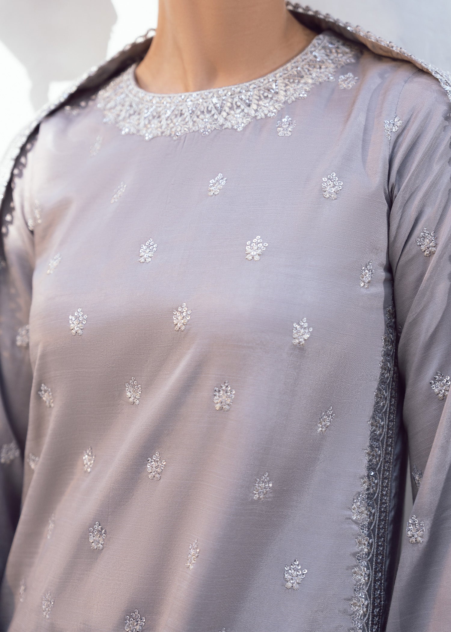 Rang-e-Haya Caren (Ash Grey) Women 3pcs