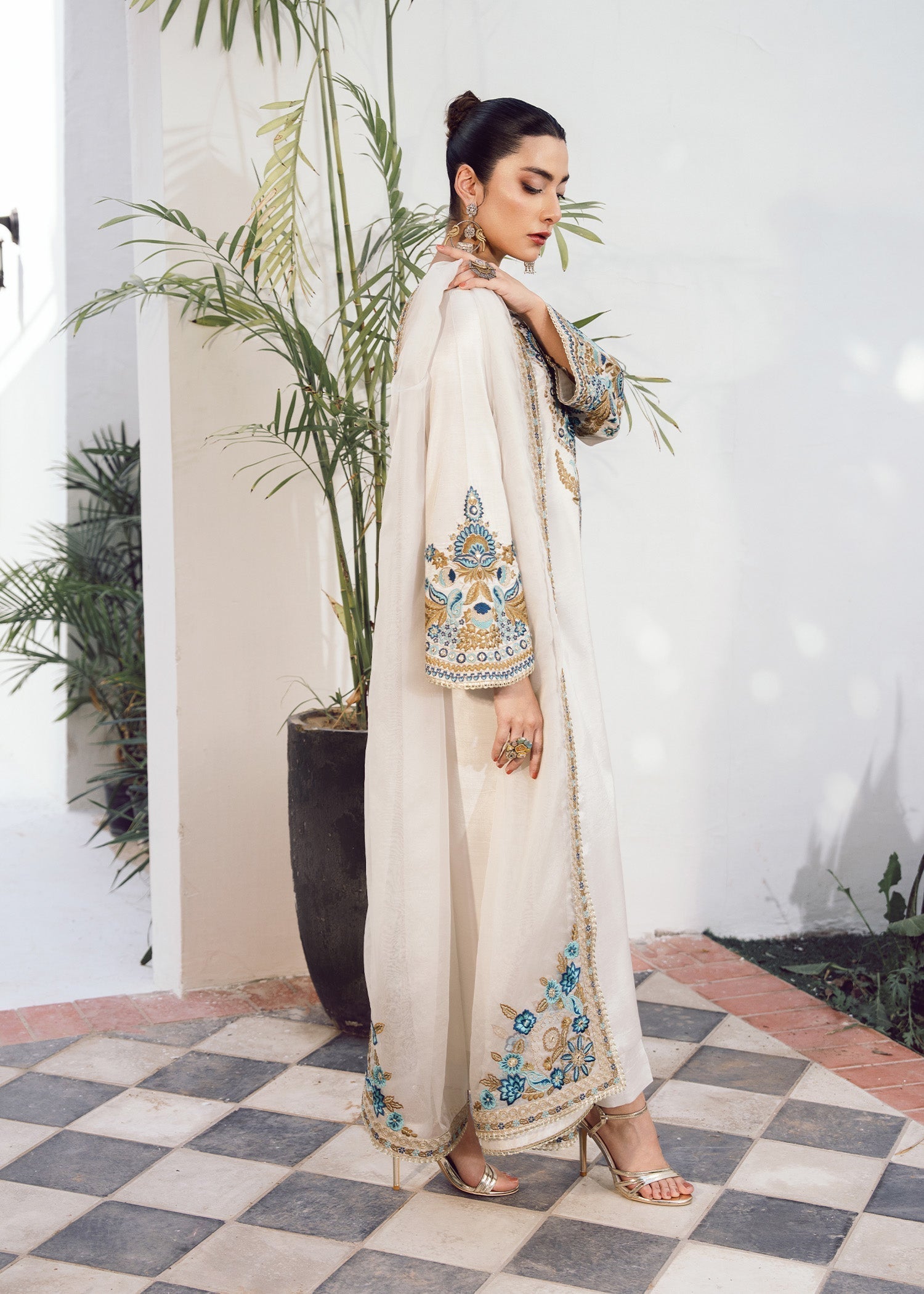 Rang-e-Haya Vintage (Ivory) Women 3pcs
