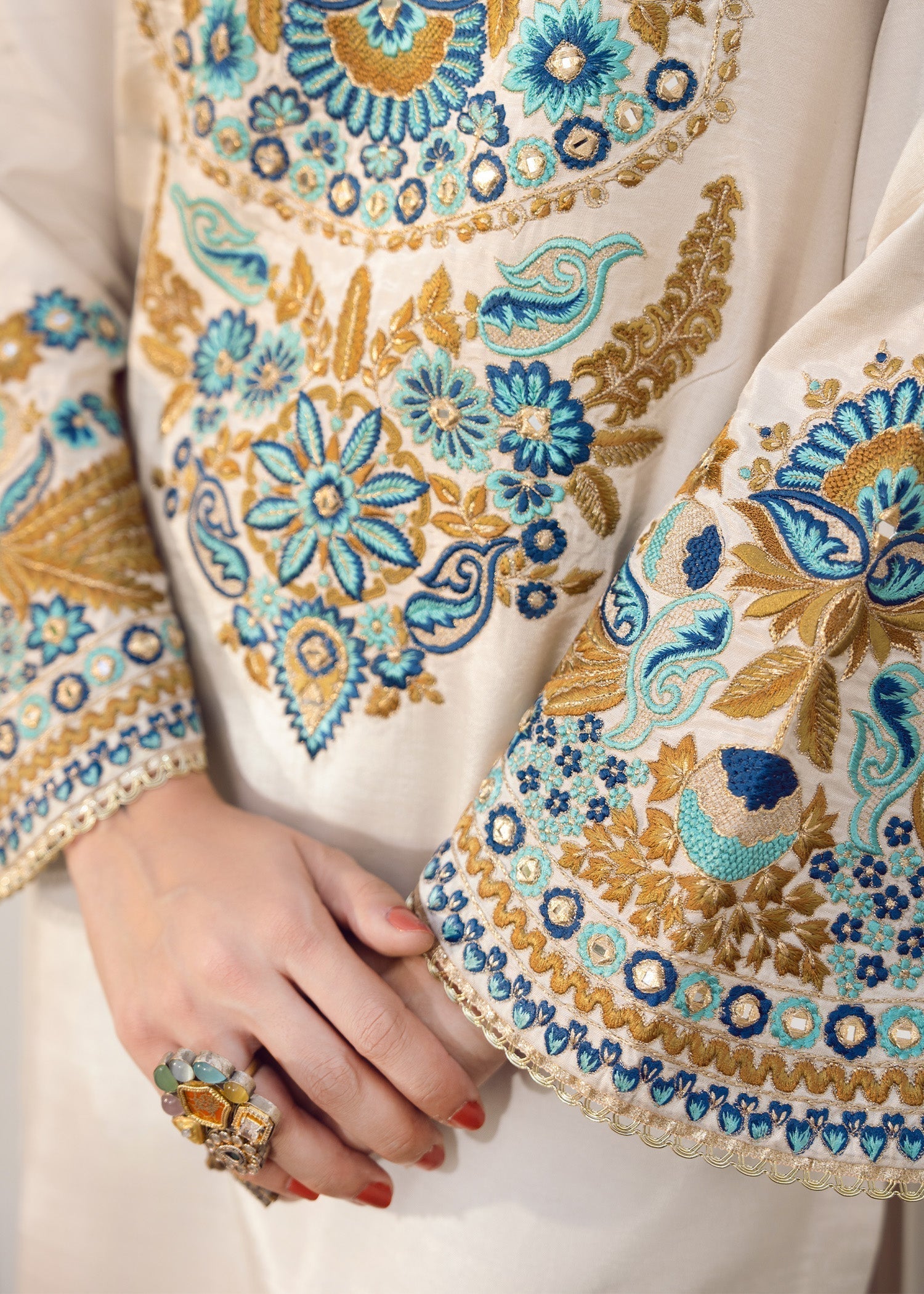 Rang-e-Haya Vintage (Ivory) Women 3pcs