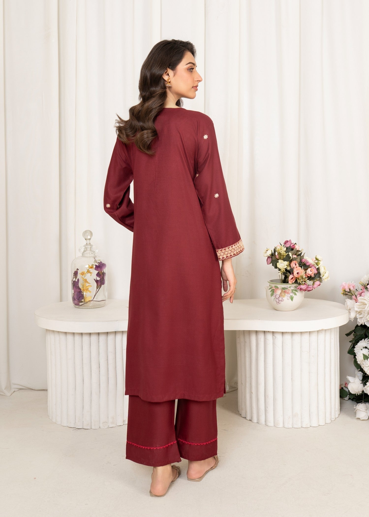 Tawakal Closet Mahroon luxe Dhank Women 2pcs