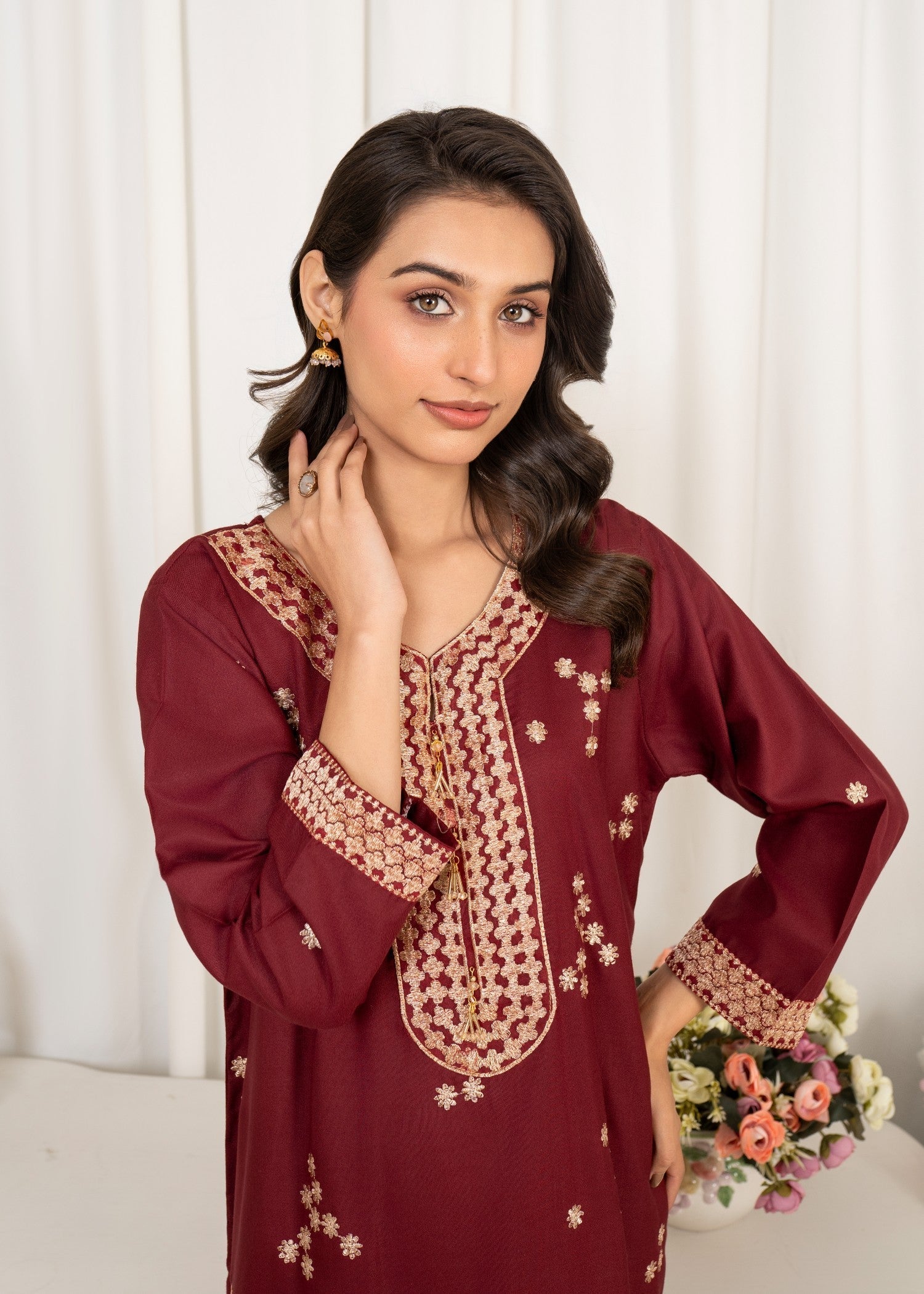 Tawakal Closet Mahroon luxe Dhank Women 2pcs